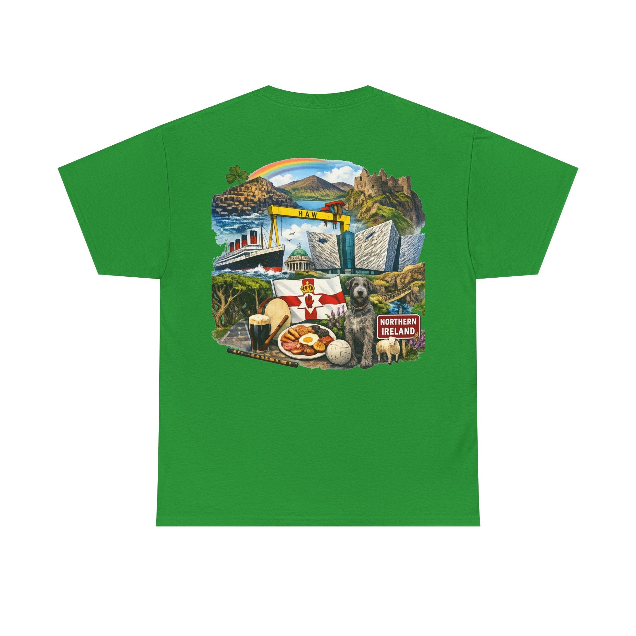 Northern Ireland Collage Tee — "Make Northern Ireland Great Again" Graphic T-Shirt
