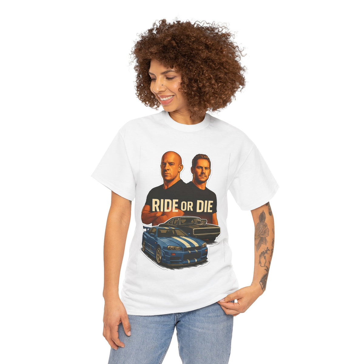 Ride or Die Street Racing Graphic Cotton Tee