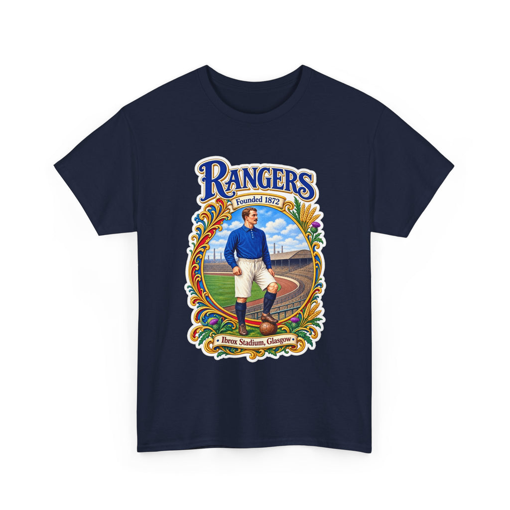 Rangers Retro Player Field Graphic Cotton T-Shirt