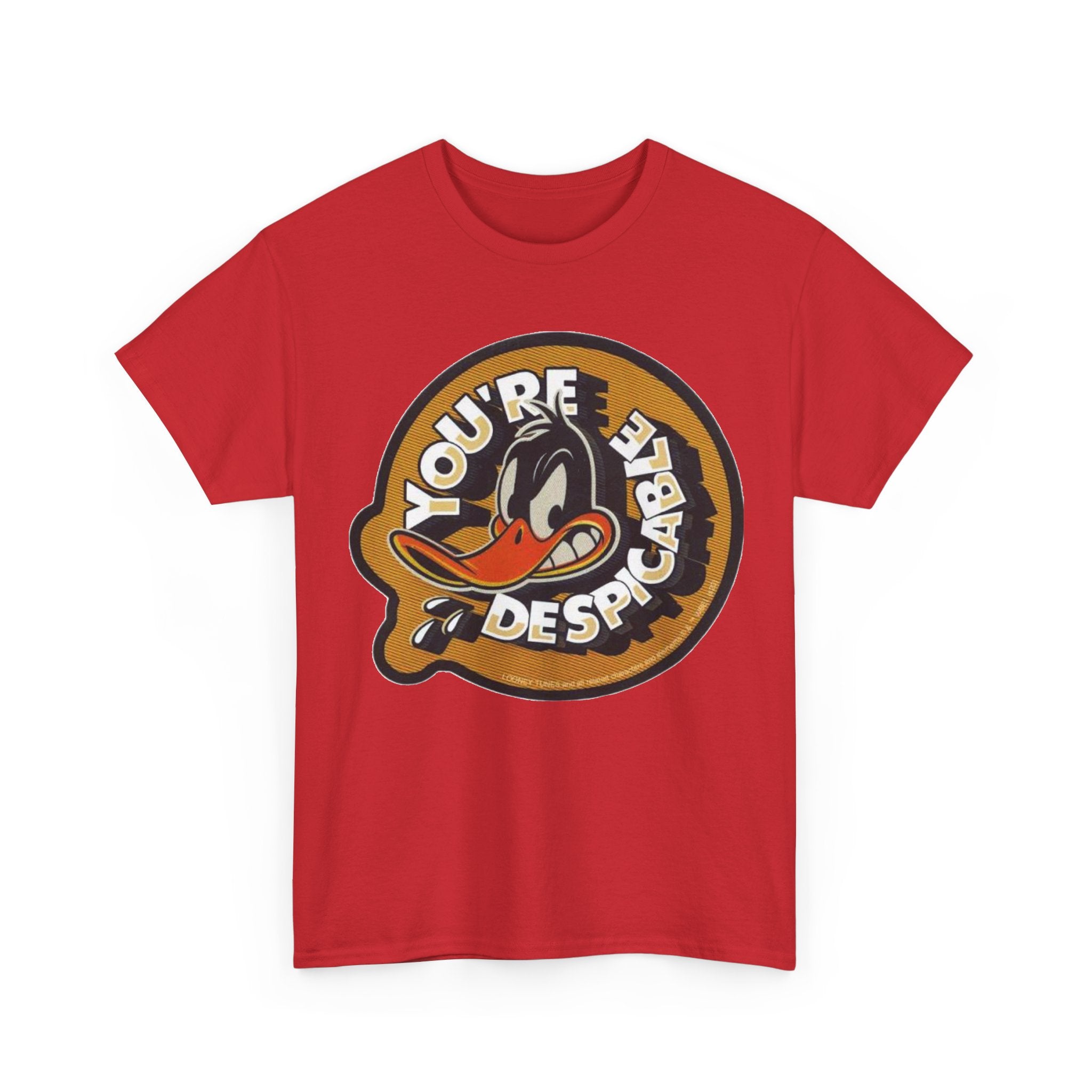 Vintage Daffy Duck Graphic Tee — “You're Despicable” Retro Cartoon Shirt