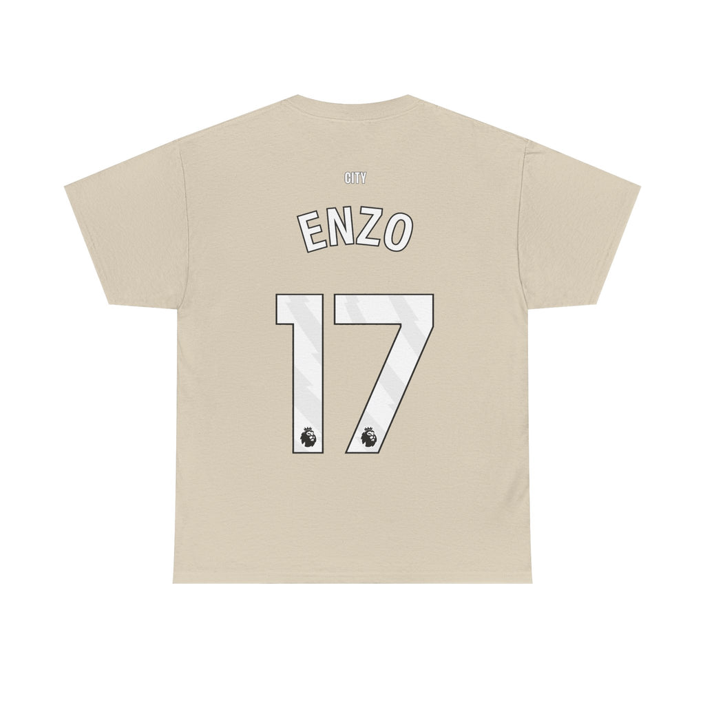 Enzo Fernandez Manchester City Inspired Cotton T-Shirt