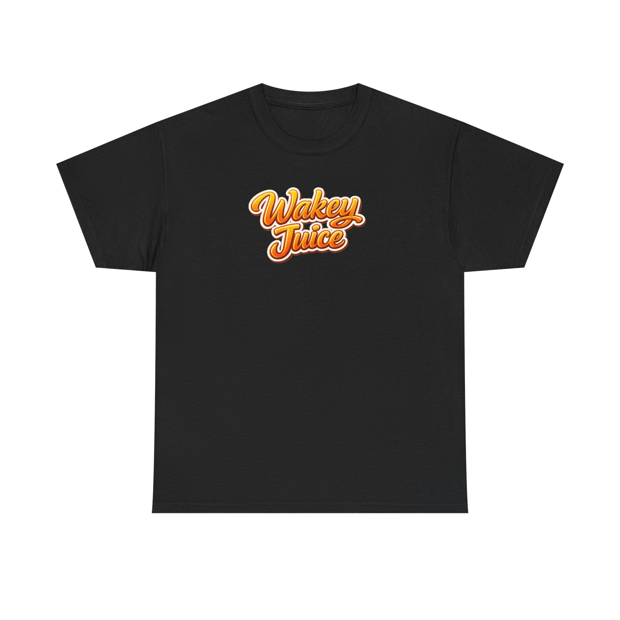 Wakey Juice T‑Shirt — Retro Orange Script Graphic Tee