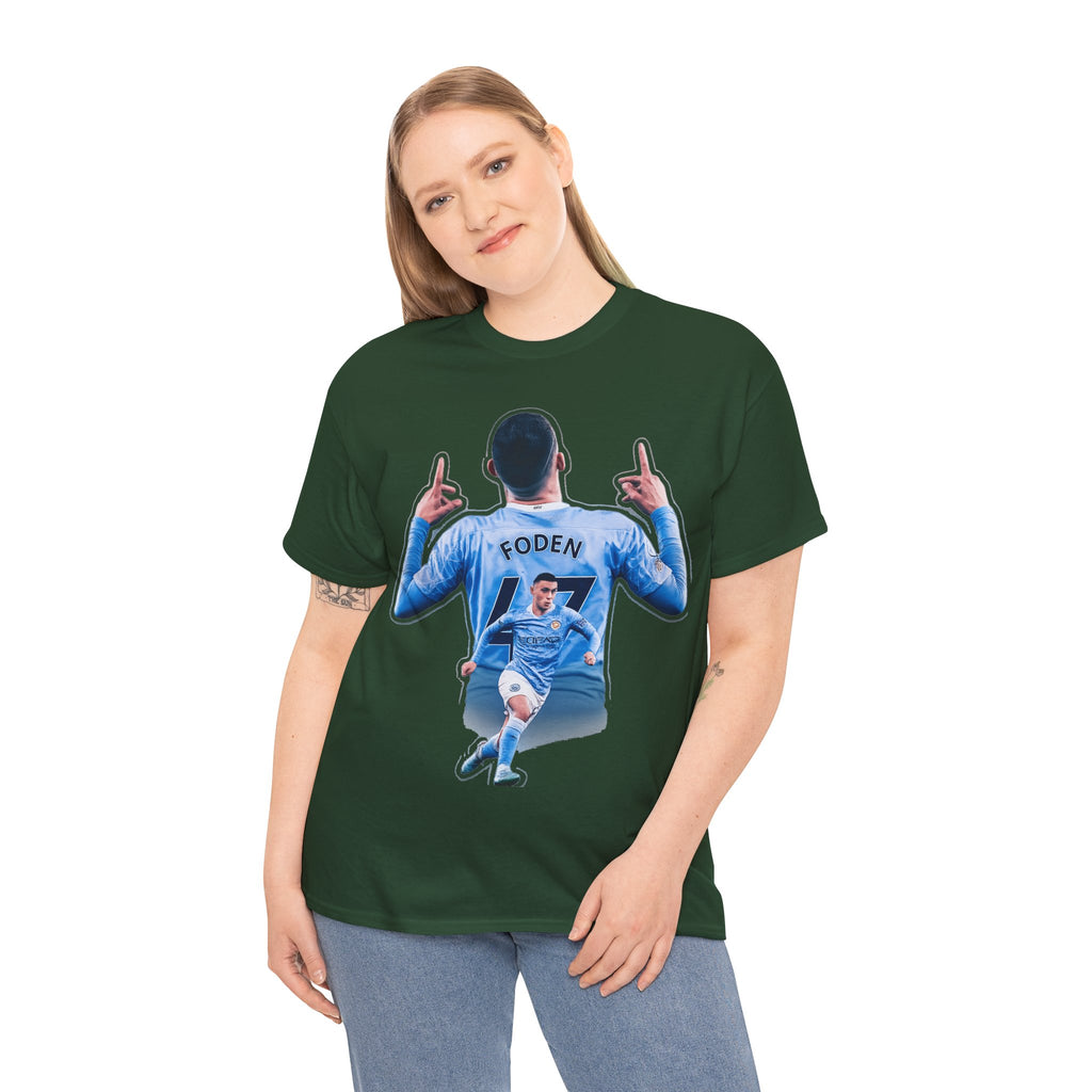 Phil Foden Soccer Fan T‑Shirt – Manchester City Jersey Graphic Tee