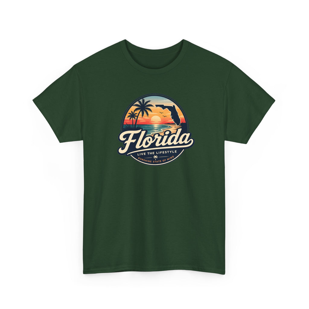 Florida Sunset Tee — Vintage Palm Beach Graphic T-Shirt