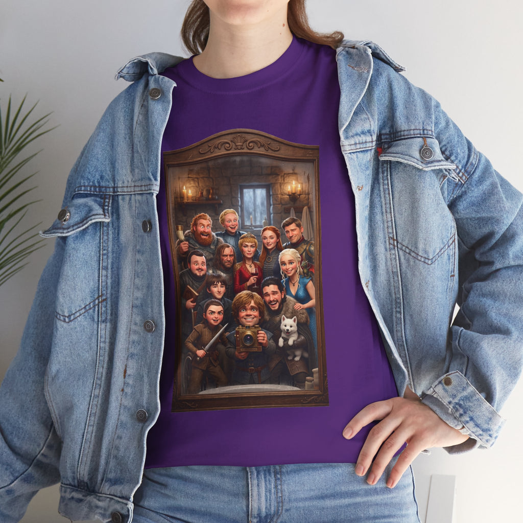 Game of Thrones Cast Portrait Inspired Cotton T-Shirt
