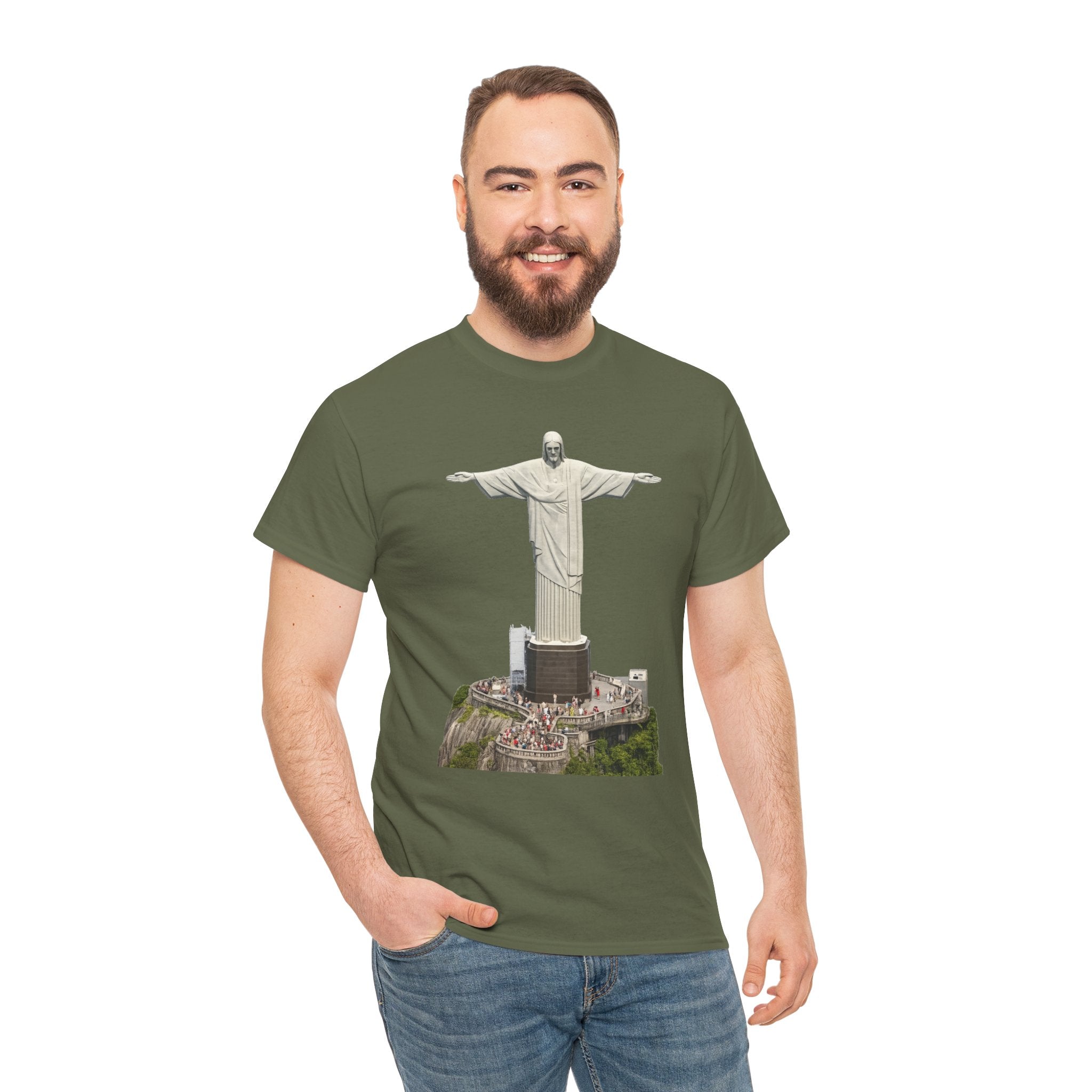 Christ the Redeemer Rio T-Shirt — Brazil Travel & Faith Souvenir Tee