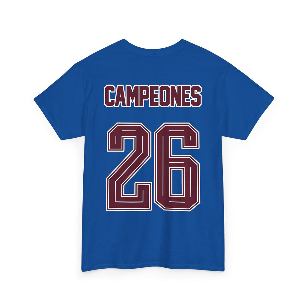 Spain World Champions 'Campeones 26' Cotton T‑Shirt