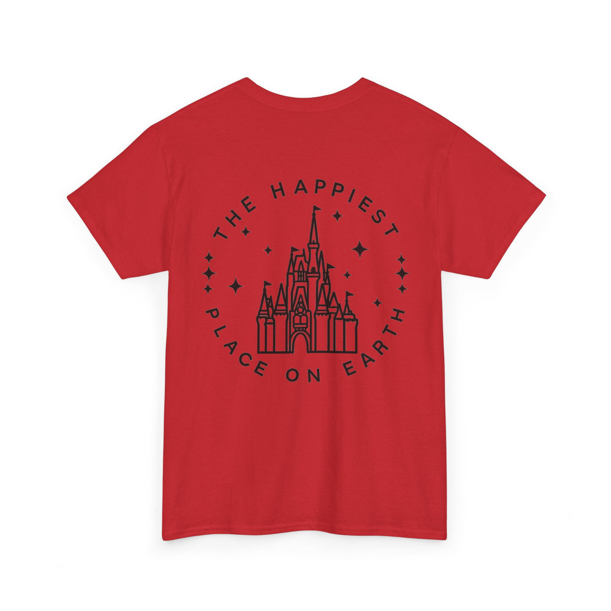 The Happiest Place on Earth Castle Graphic Cotton T-Shirt