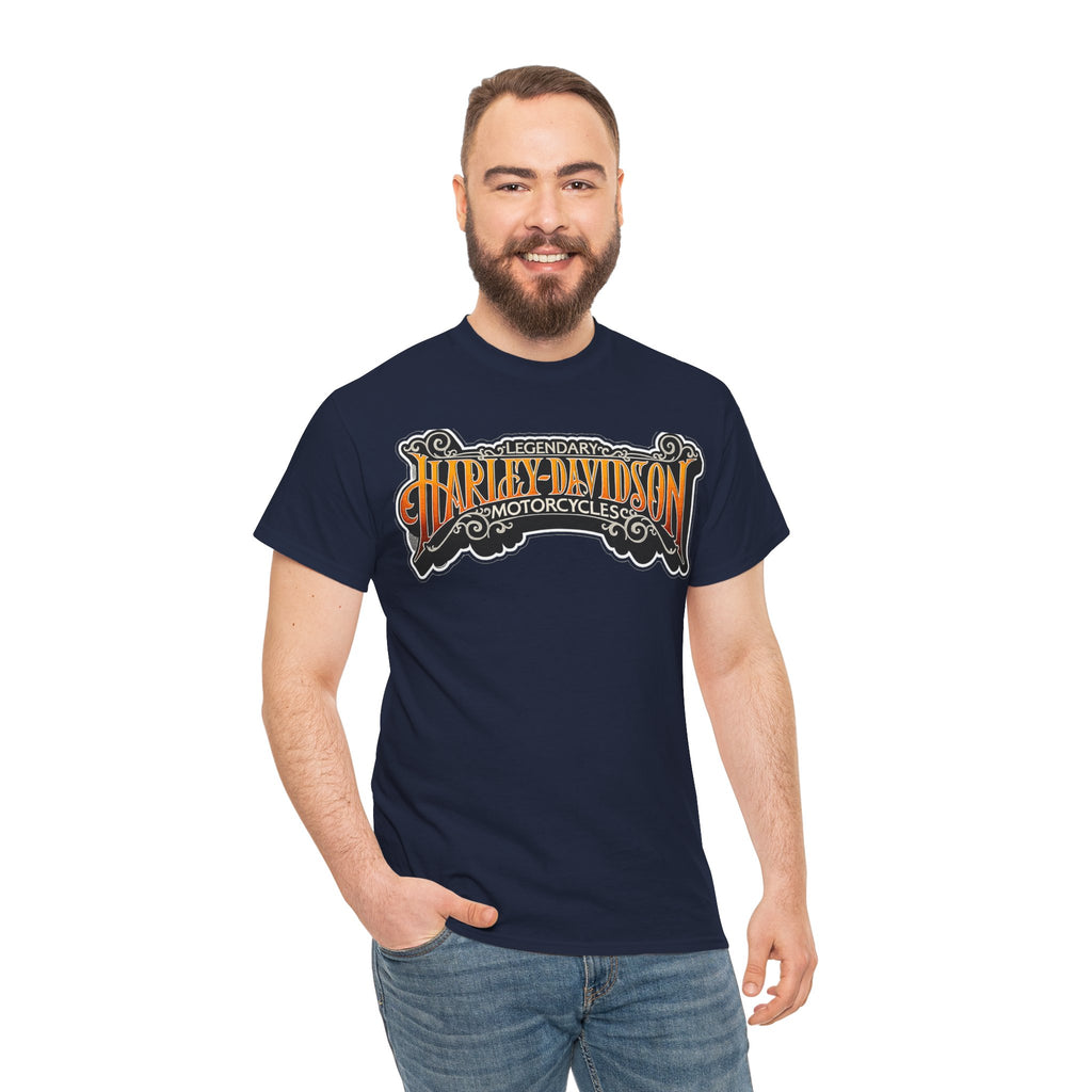 Harley-Davidson Vintage Logo Tee — Retro Motorcycle Graphic T-Shirt
