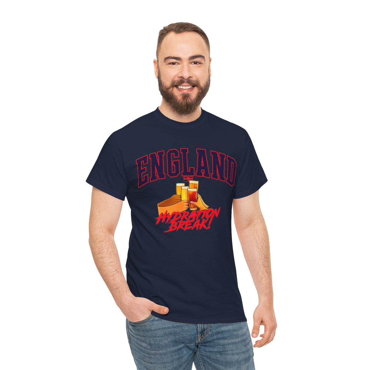 England Hydration Break T‑Shirt — "I'm Having an Hydration Break" Sports Tee