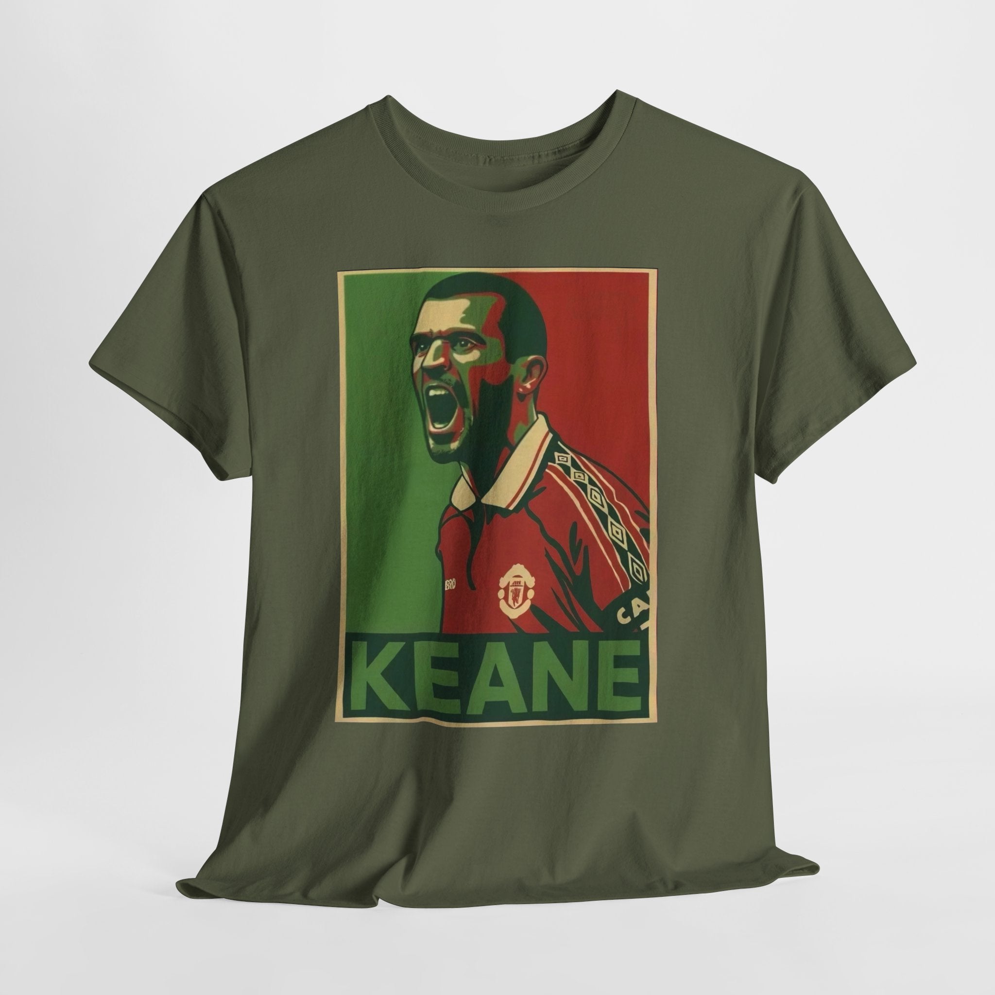 Roy Keane Manchester United Legend Retro Football Tee