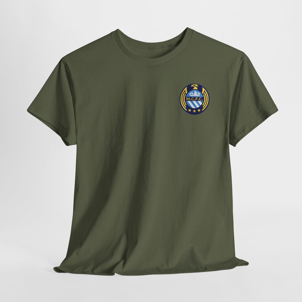MCFC Unofficial Crest / Badge Tee — Nautical Compass Emblem Shirt