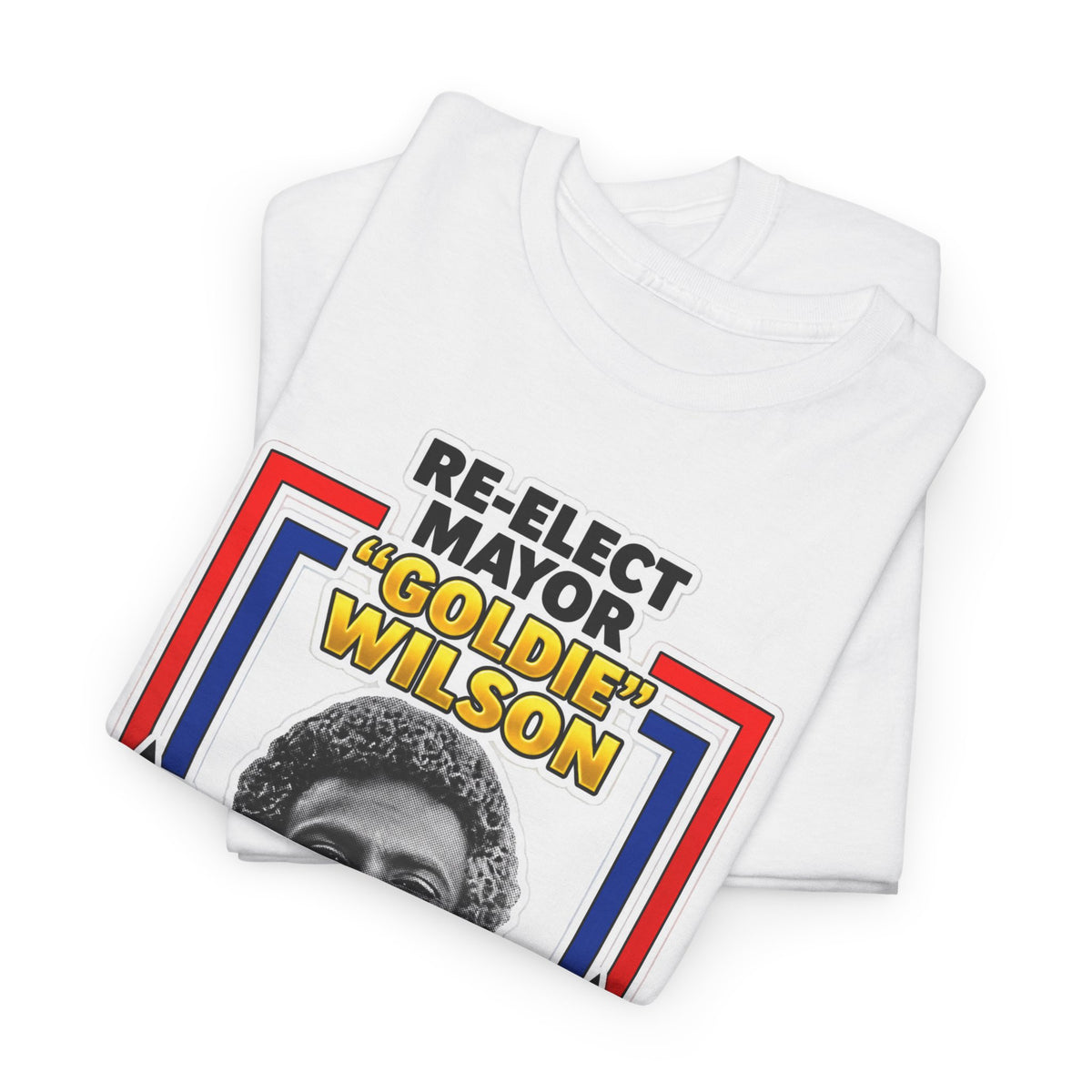 Re-Elect Mayor Goldie Wilson Back to the Future Cotton T-Shirt