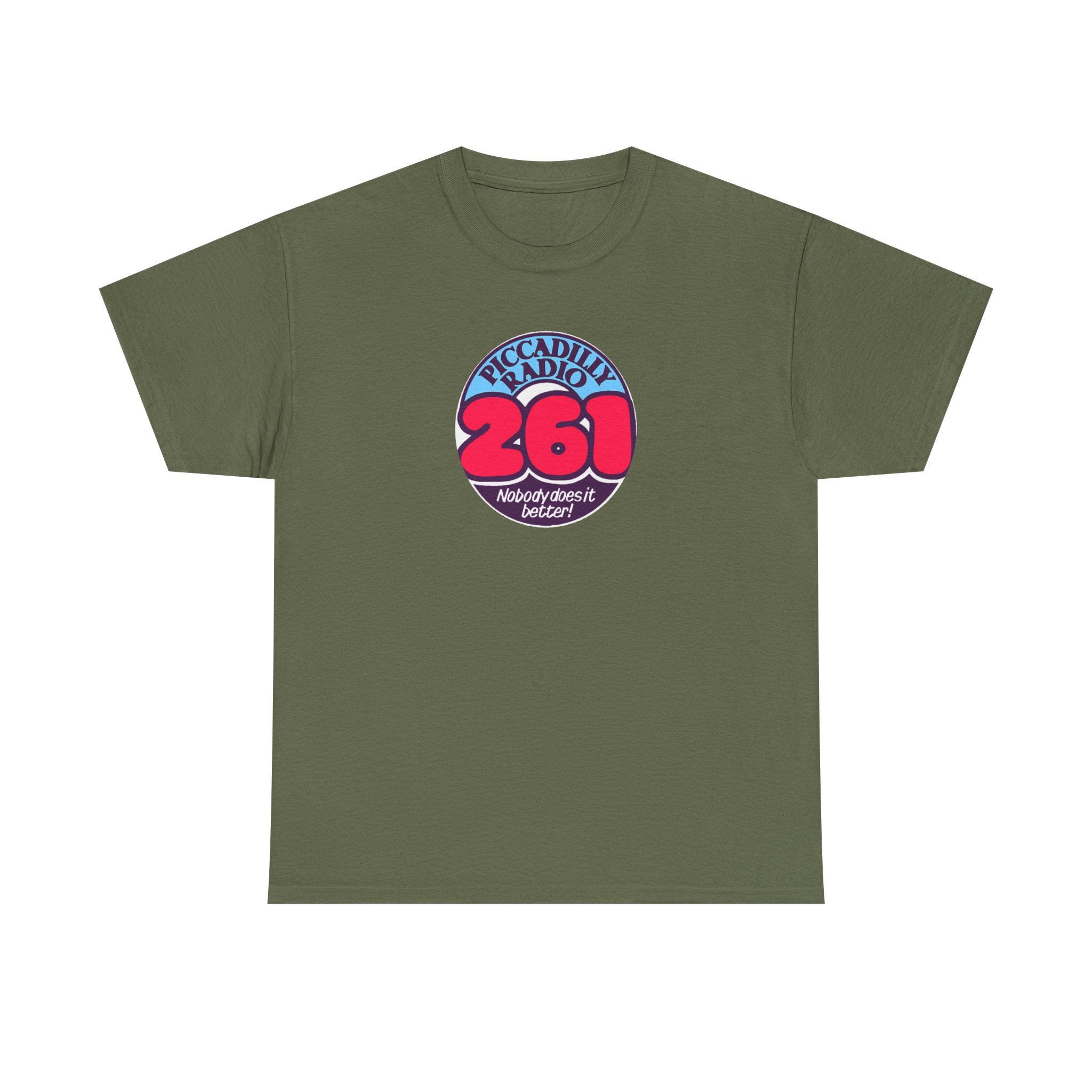 Piccadilly Radio '261' Logo T‑Shirt — Vintage Unofficial Radio Station Graphic Tee