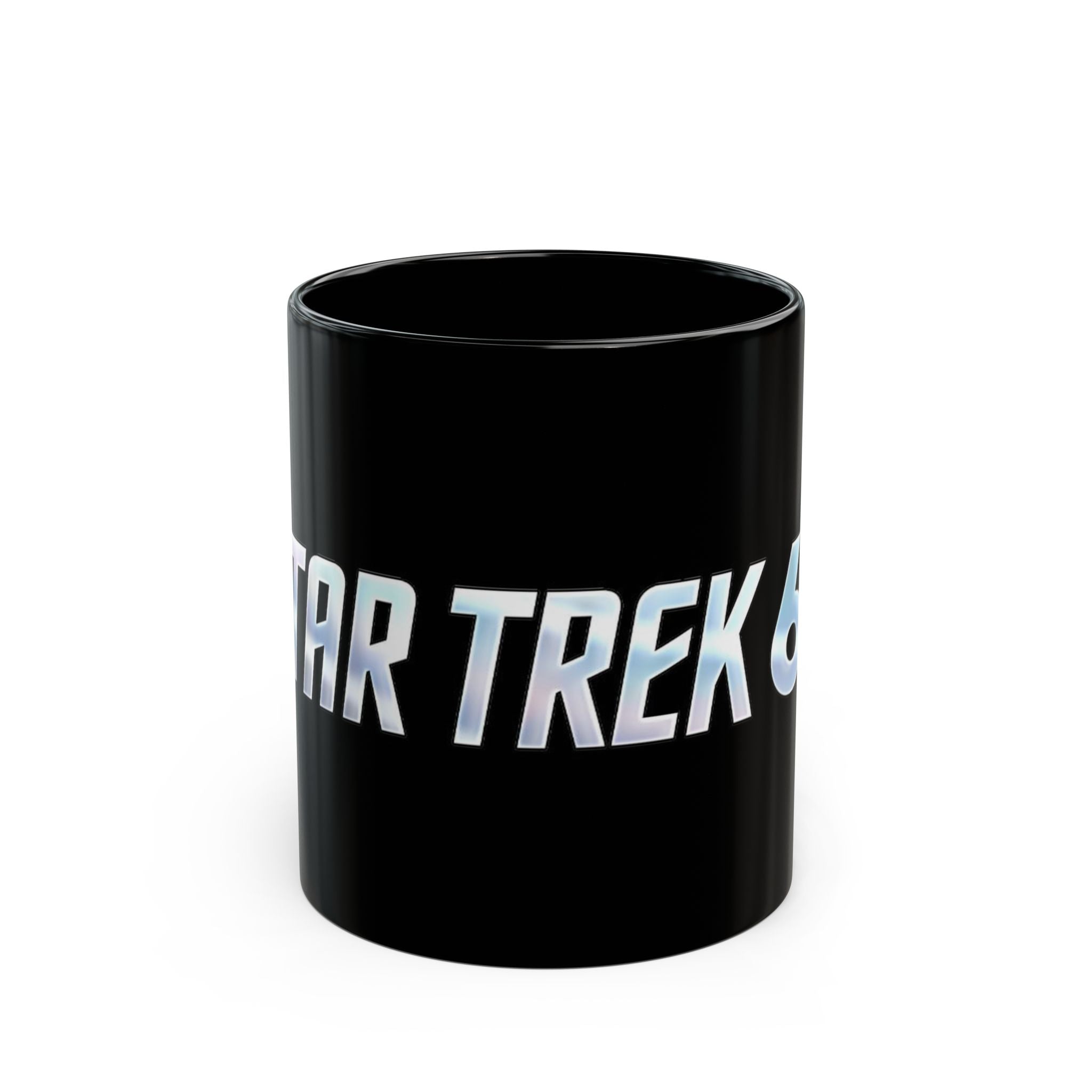 Star Trek 60th Anniversary Black Coffee Mug — Sci‑Fi Fan Gift (11oz/15oz)