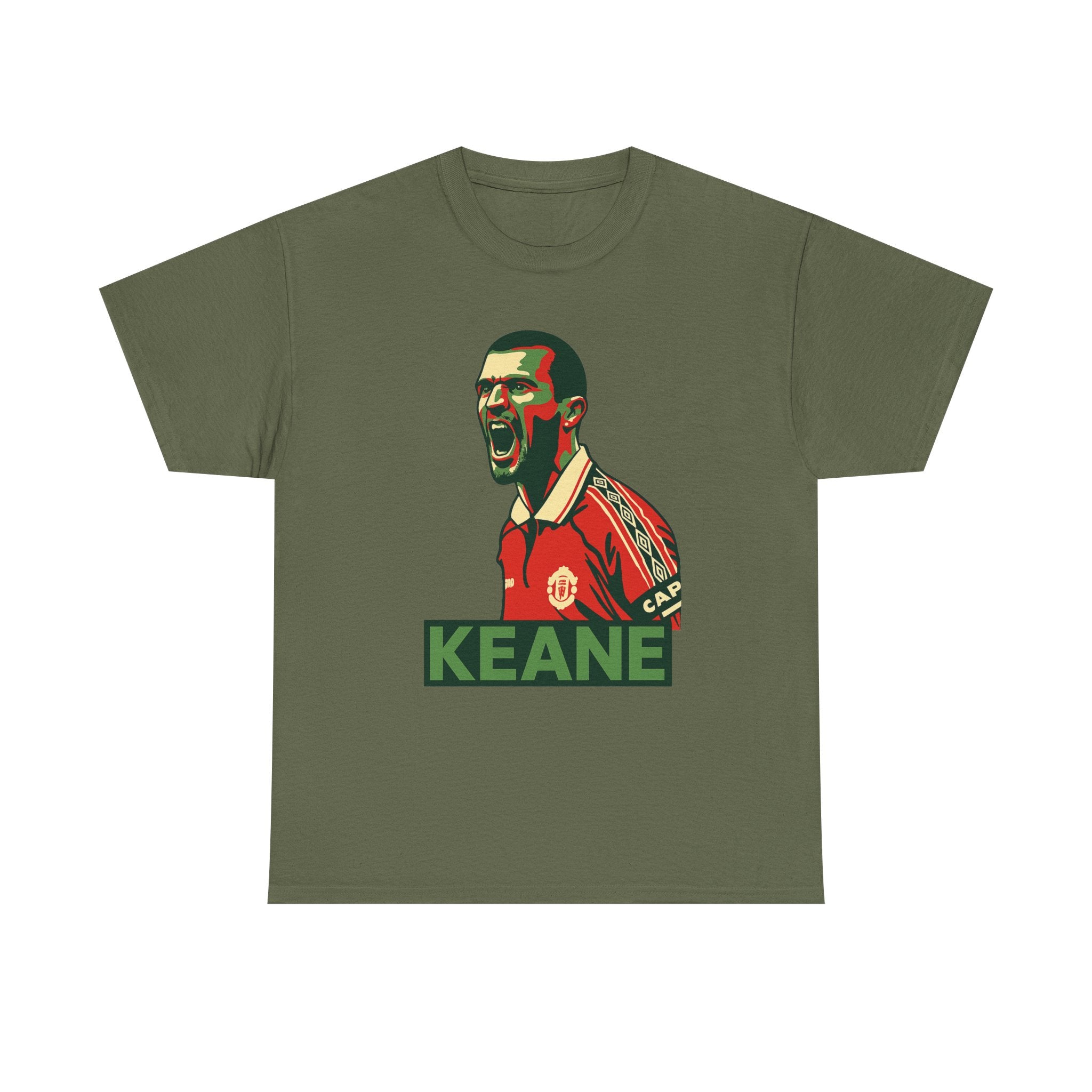 Roy Keane Retro Soccer Tee - Iconic Football Legend Graphic Shirt