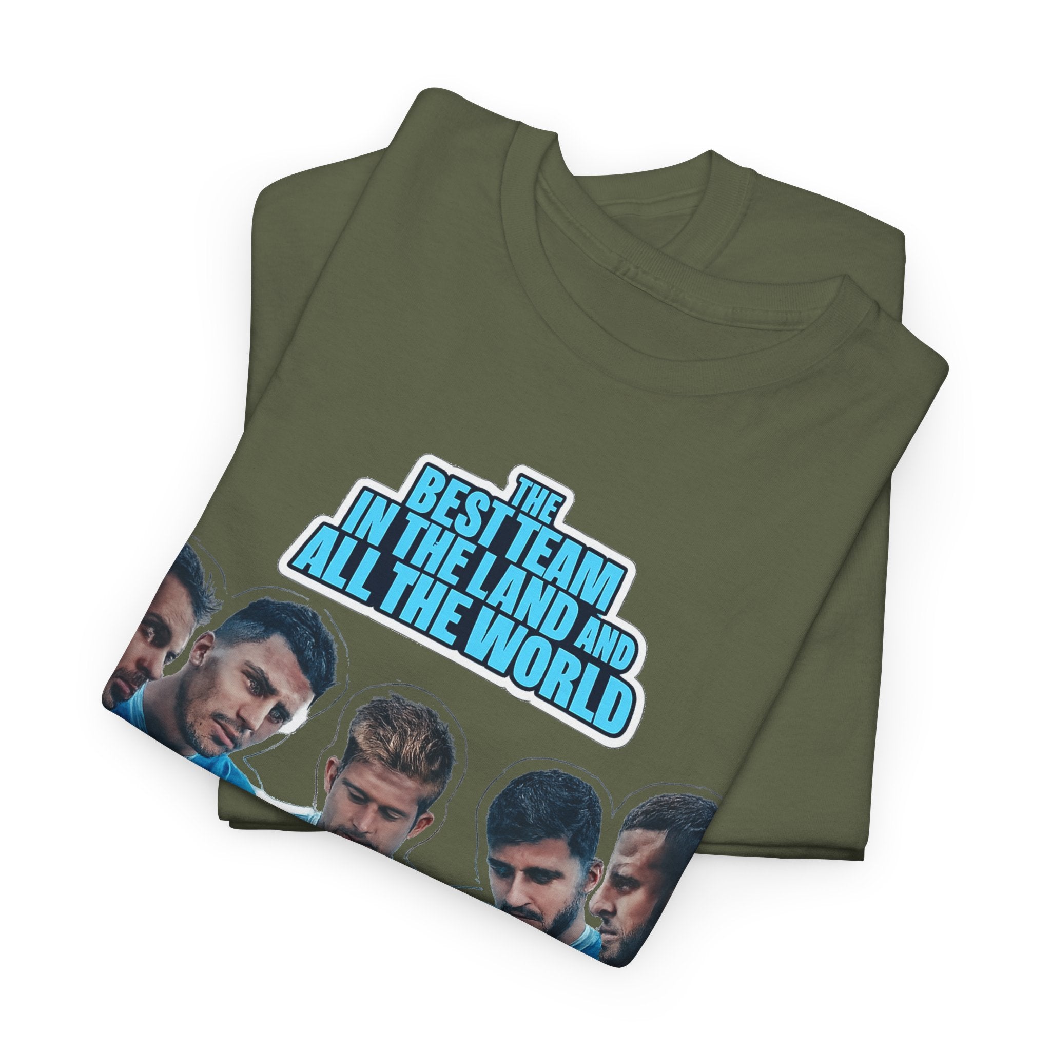 Manchester City — "Best Team in the Land and All the World" Cotton T-Shirt