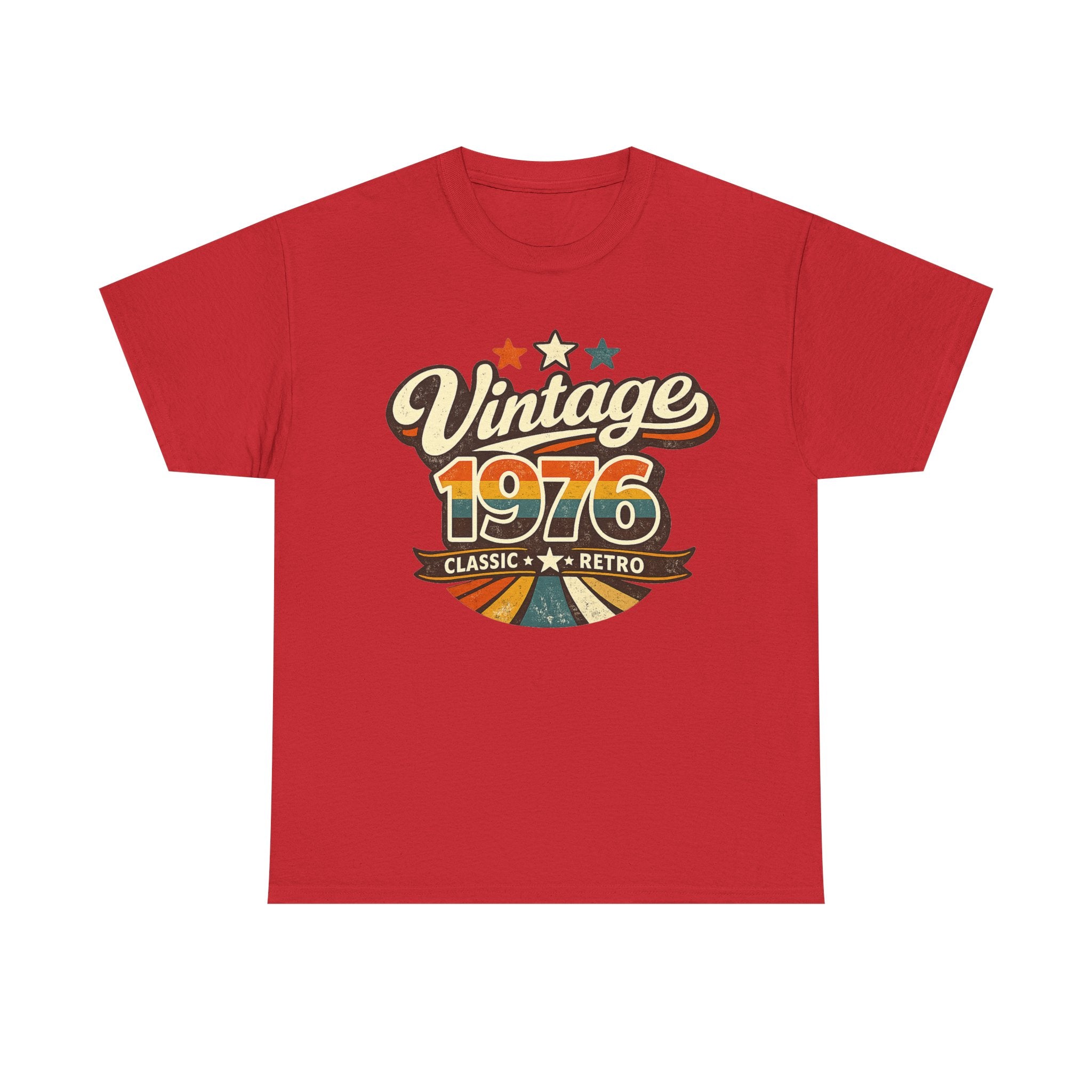 Vintage 1976 Retro Graphic Tee — Classic Birthday or Anniversary Gift