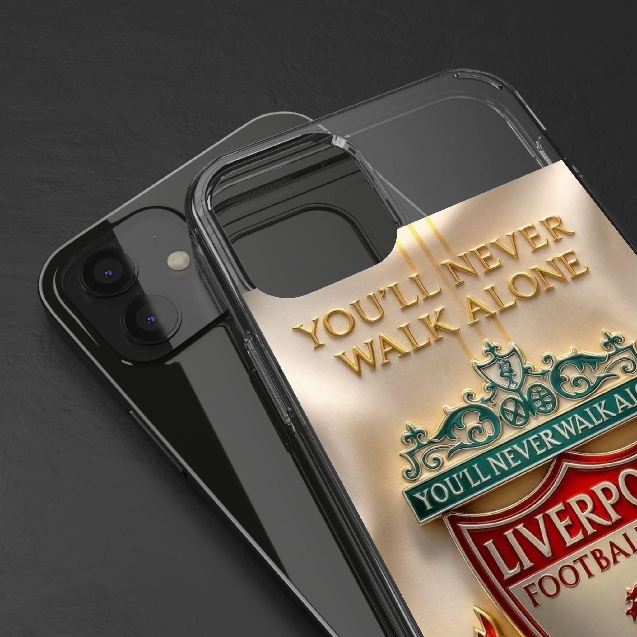 Liverpool FC 'You'll Never Walk Alone' Clear Phone Case