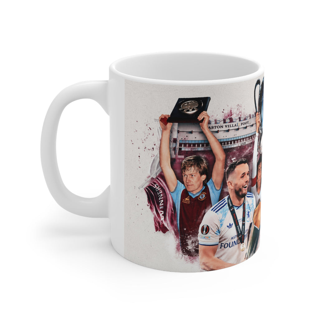 Aston Villa Captains Ceramic Coffee Mug — 11oz & 15oz