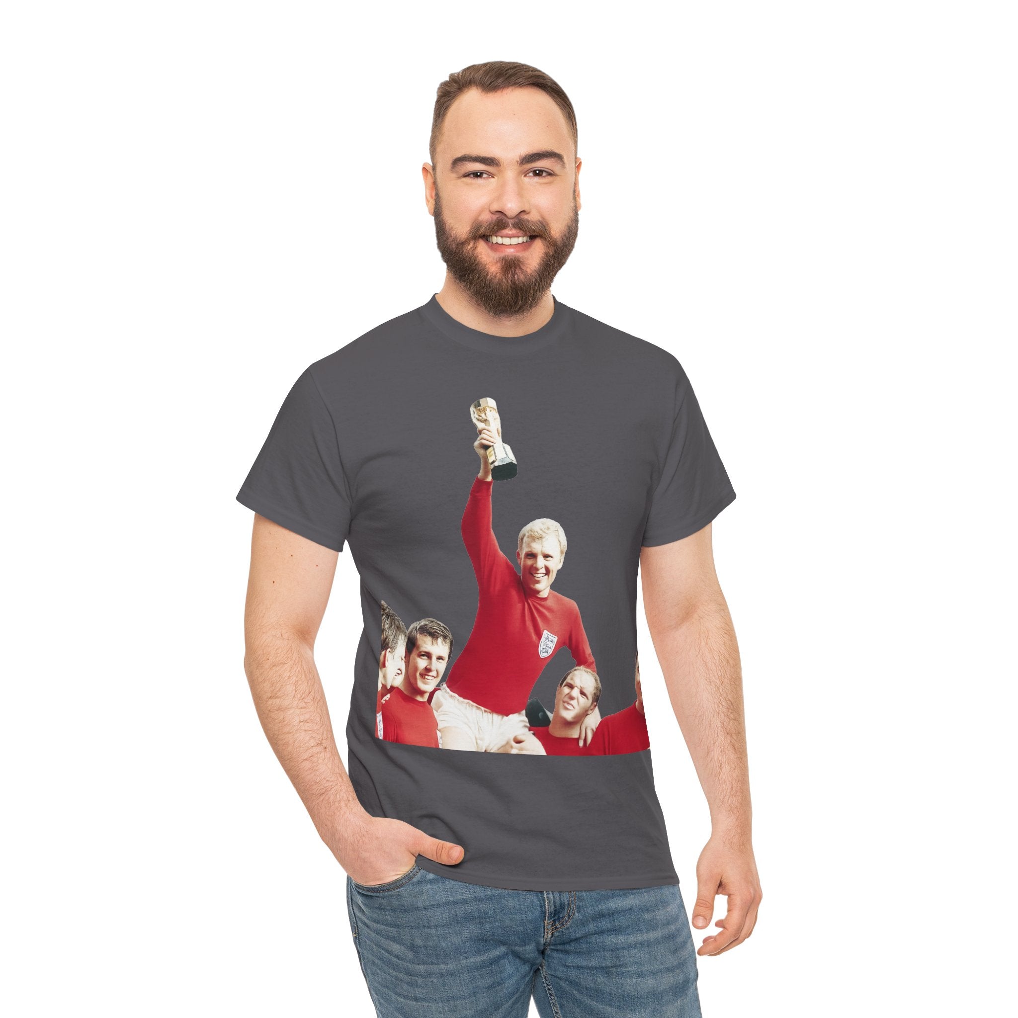 England 1966 World Cup Winners Tee — Retro Team Celebration T-Shirt