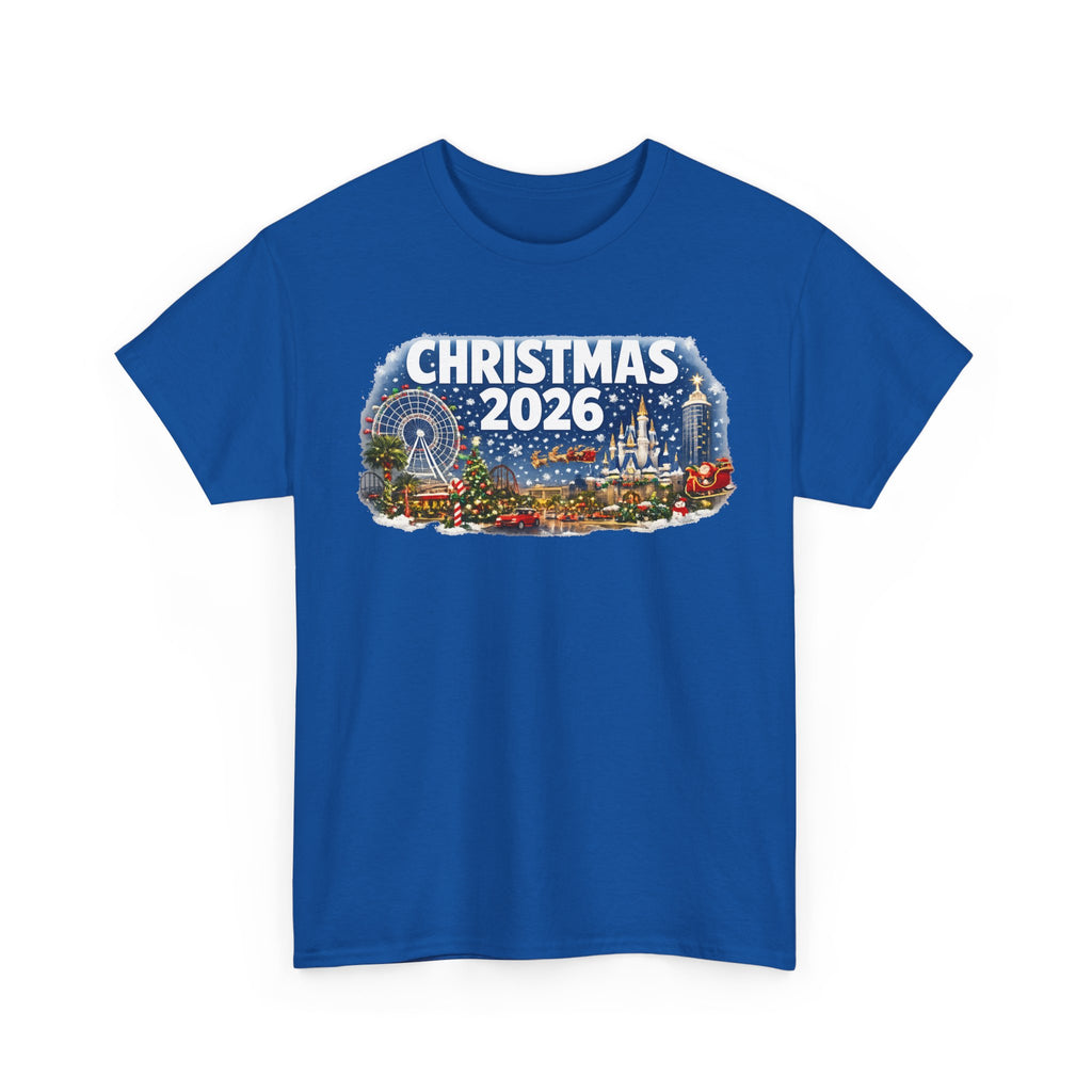 Christmas 2026 Holiday Tee — Festive Winter Village Graphic T-Shirt