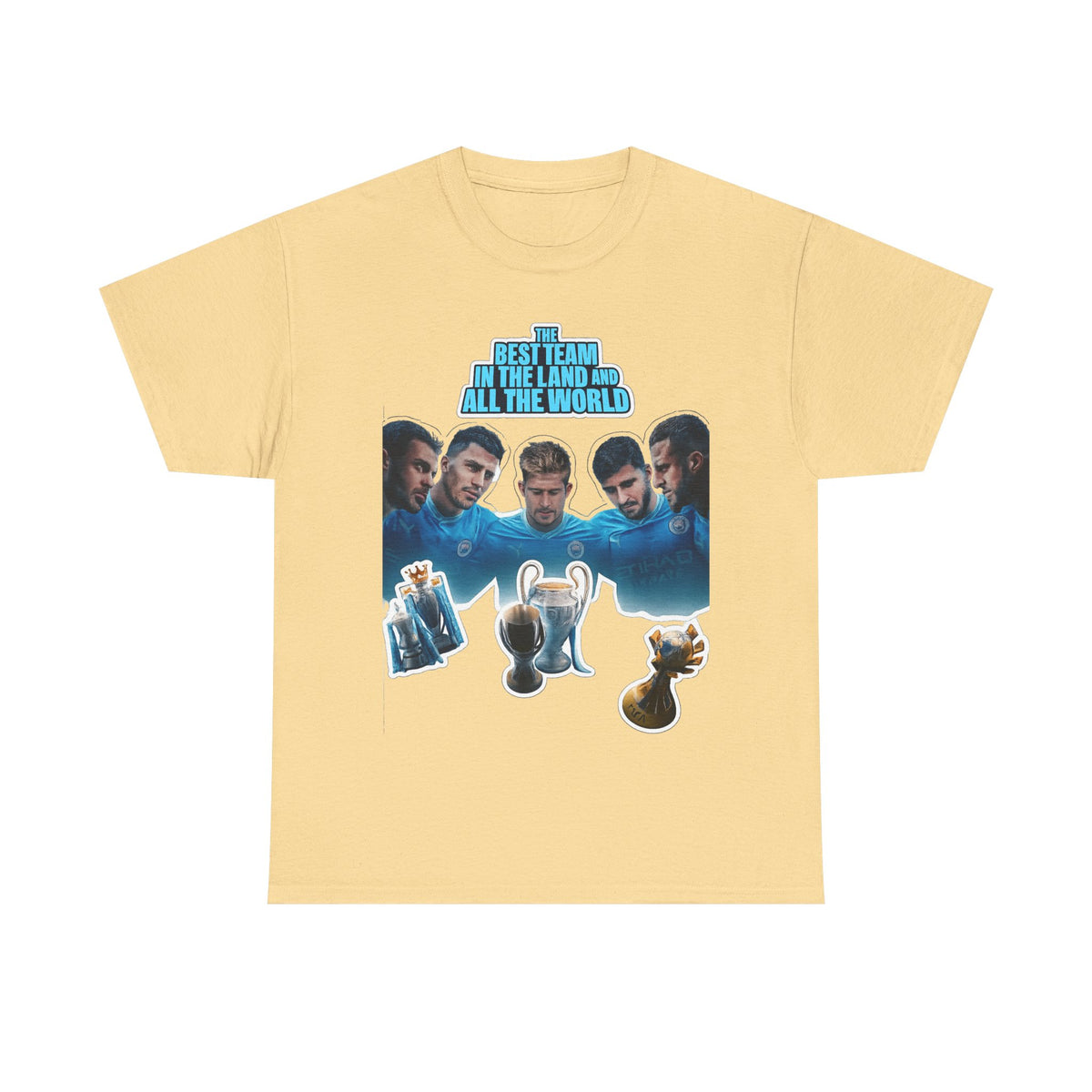 Manchester City — "Best Team in the Land and All the World" Cotton T-Shirt