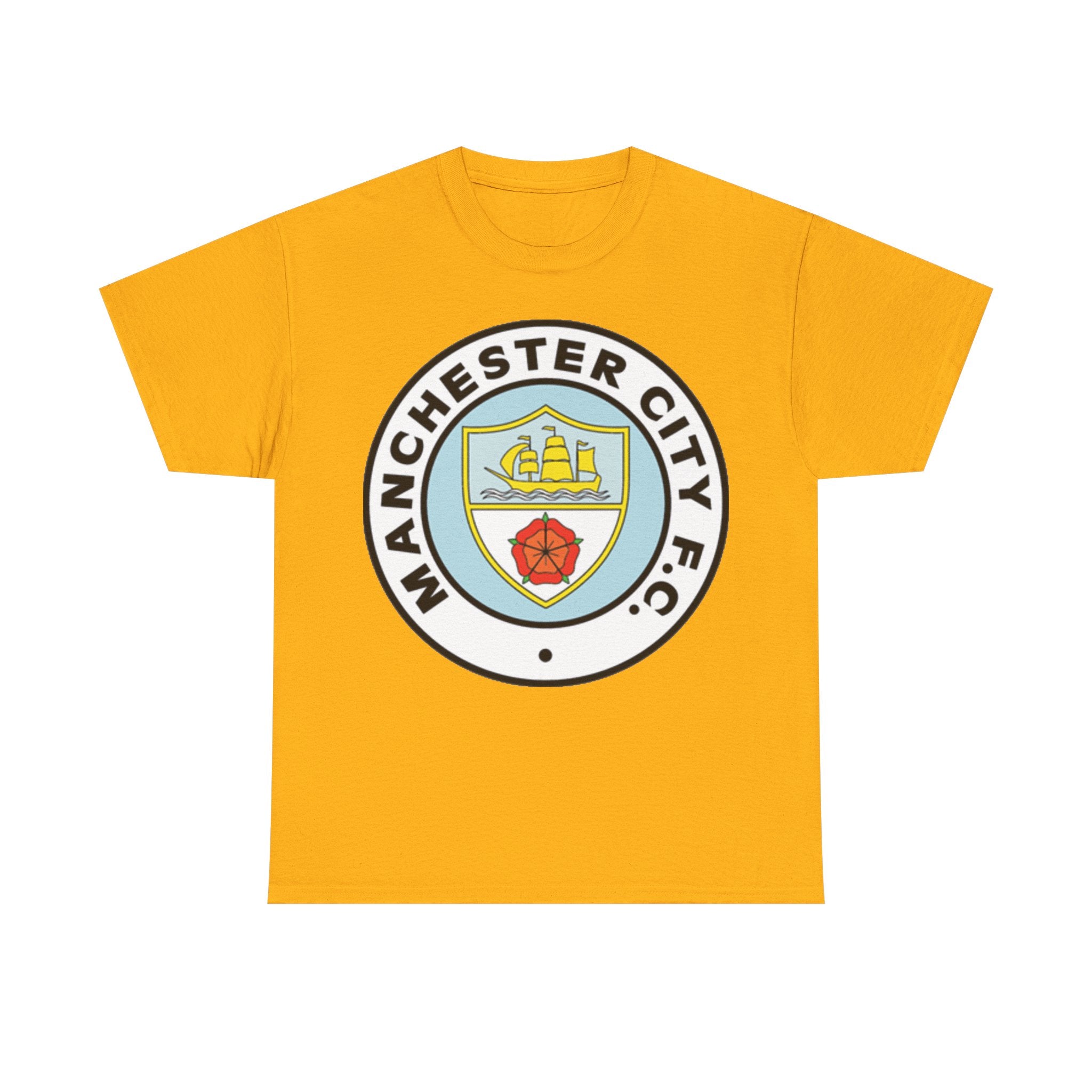 Manchester City F.C. Retro Crest T-Shirt – Retro Football Fan Tee