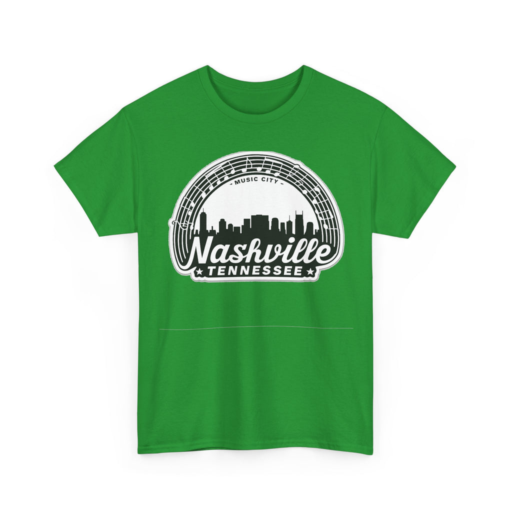 Nashville Tennessee Skyline Tee — Retro Music City Graphic Shirt