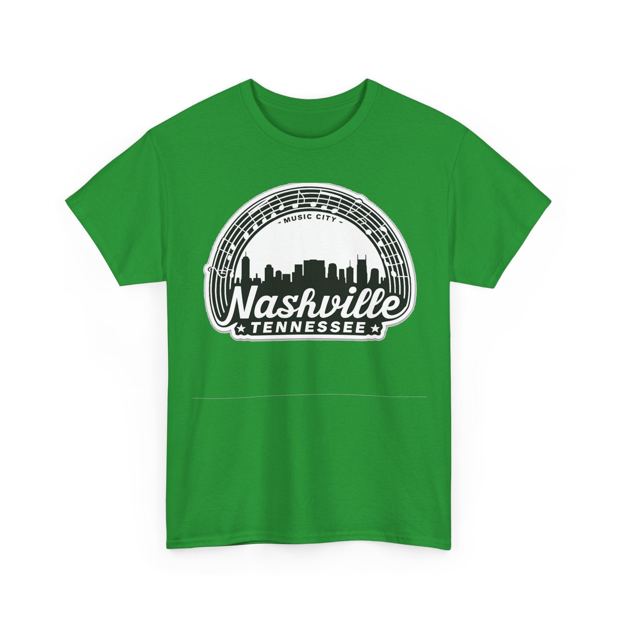 Nashville Tennessee Skyline Tee — Retro Music City Graphic Shirt