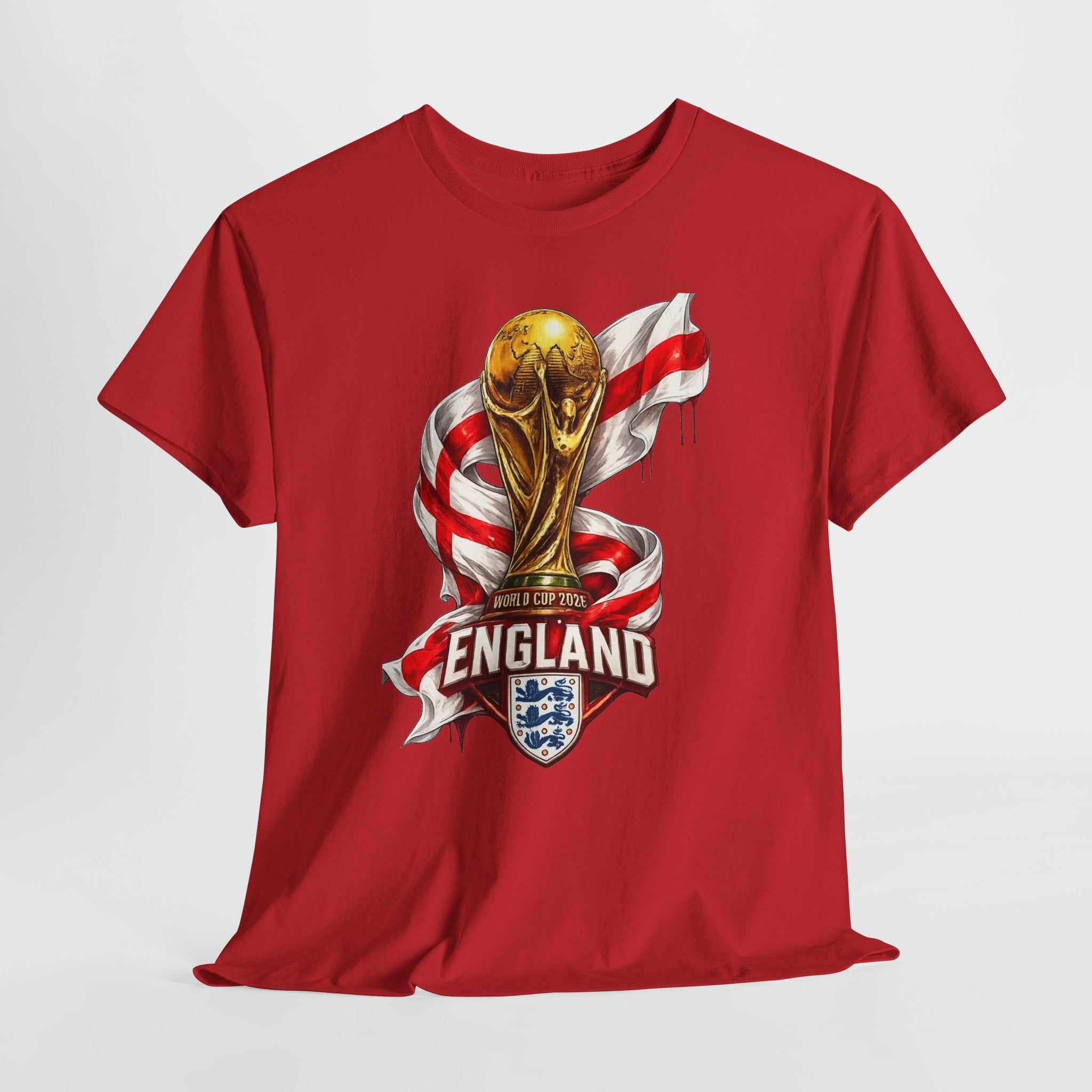 England World Cup Trophy T‑Shirt — St George's Cross Football Fan Tee