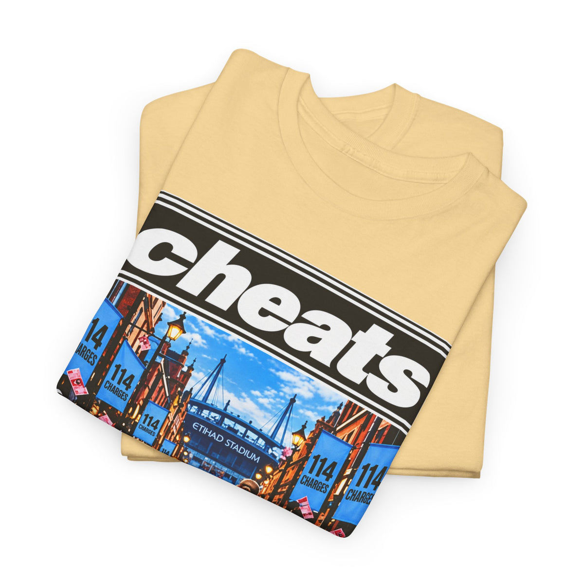 Cheats “What’s the Story? Tainted Glory?” Sports Graphic Cotton T-Shirt