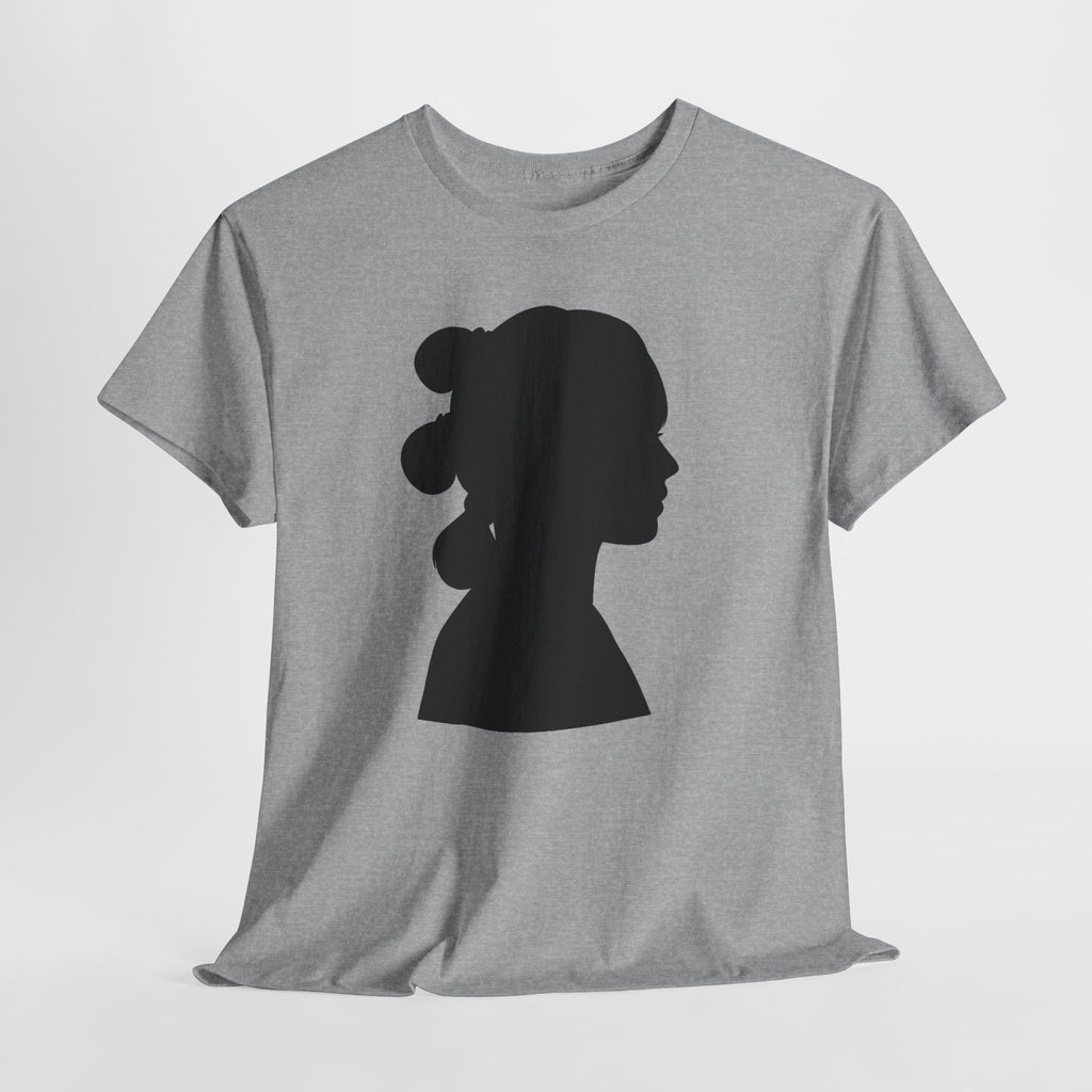 Princess Leia Star Wars Silhouette Profile Tee — Classic Portrait T‑Shirt