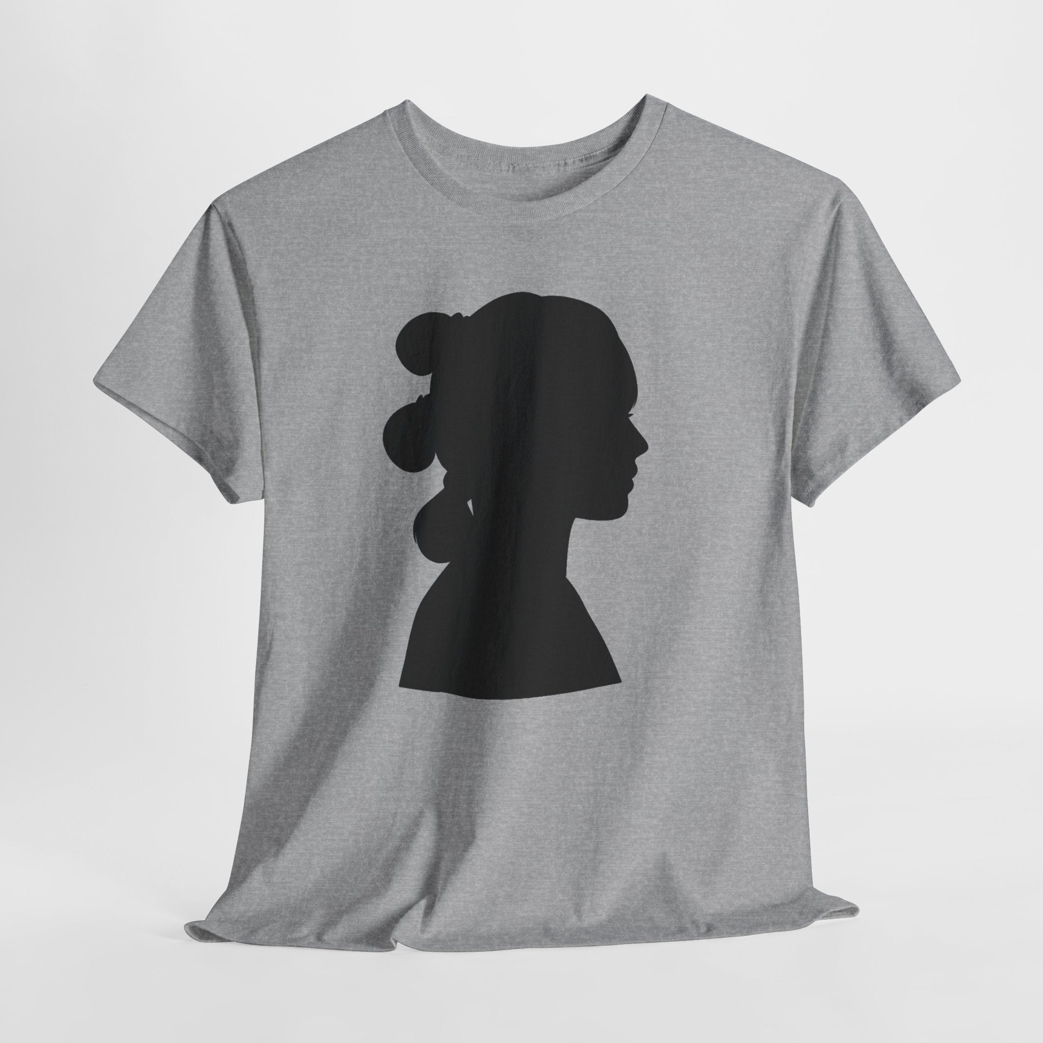 Princess Leia Star Wars Silhouette Profile Tee — Classic Portrait T‑Shirt