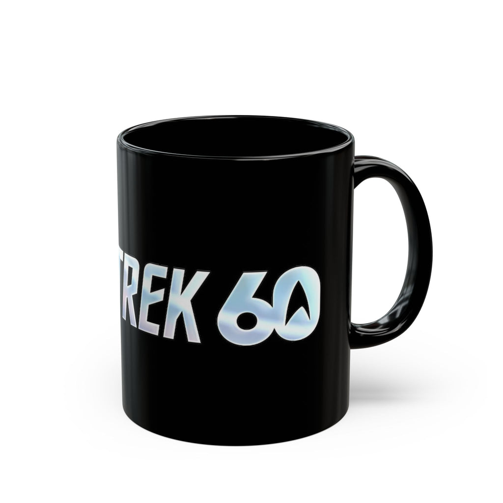 Star Trek 60th Anniversary Black Coffee Mug — Sci‑Fi Fan Gift (11oz/15oz)