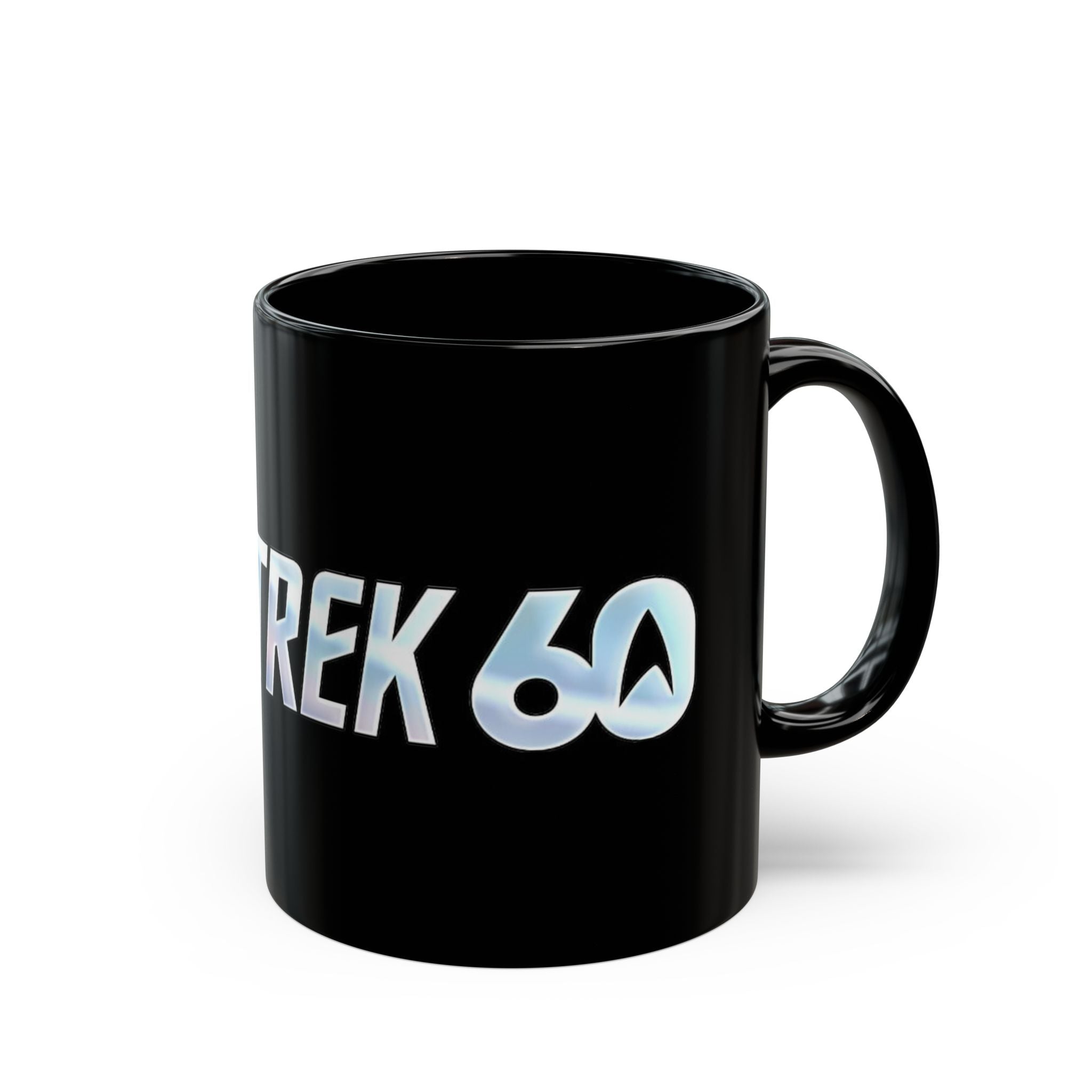Star Trek 60th Anniversary Black Coffee Mug — Sci‑Fi Fan Gift (11oz/15oz)