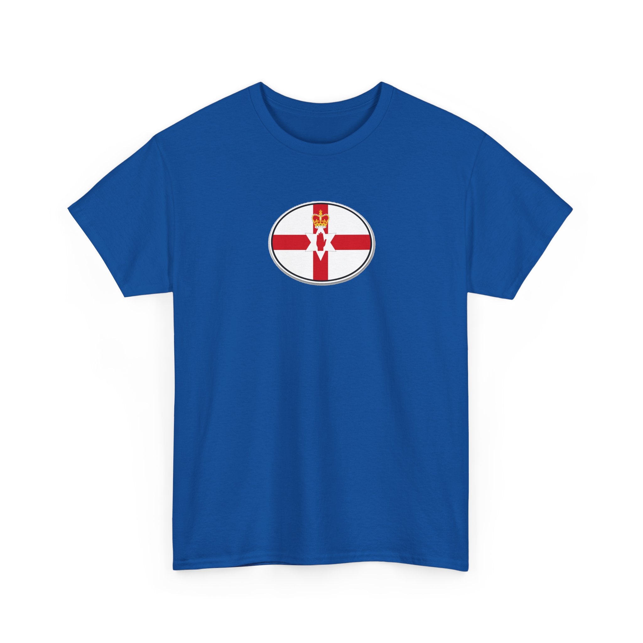 Northern Ireland Flag T‑Shirt — Small Oval Emblem Votton T-Shirt
