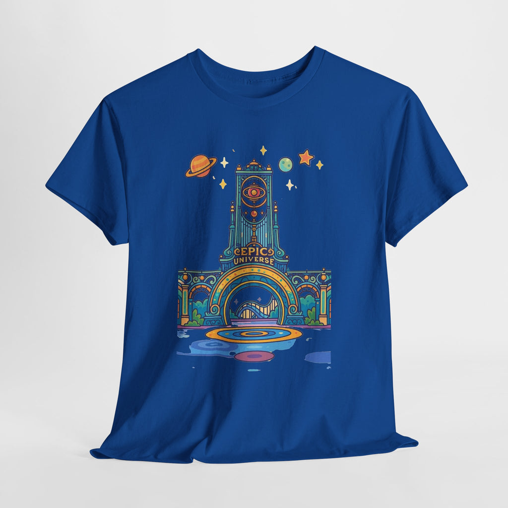 Universal Studios Family Vacation T-Shirt — Retro Space Theater Graphic Tee