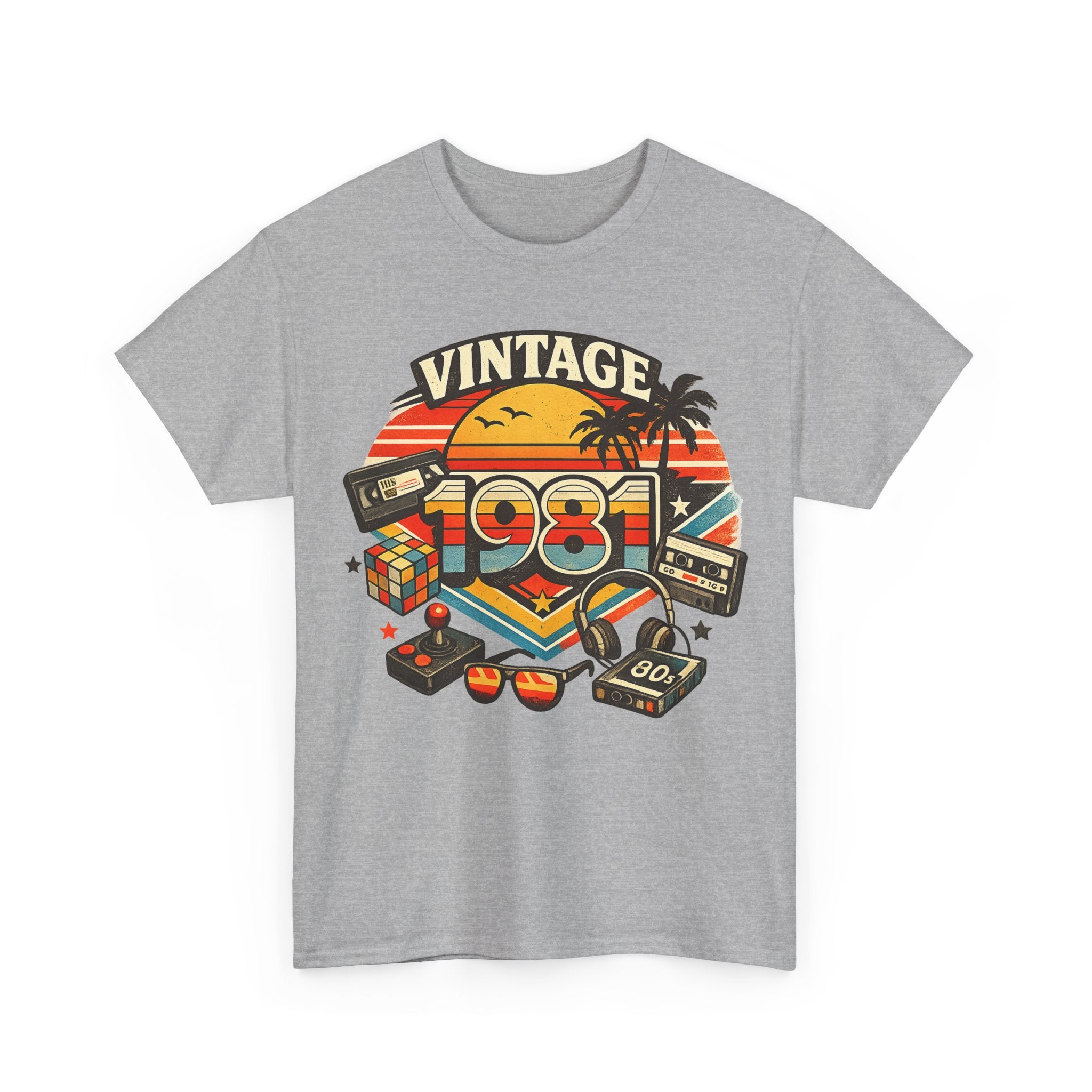 Vintage 1981 Retro Tee — 80s Nostalgia Graphic T-Shirt