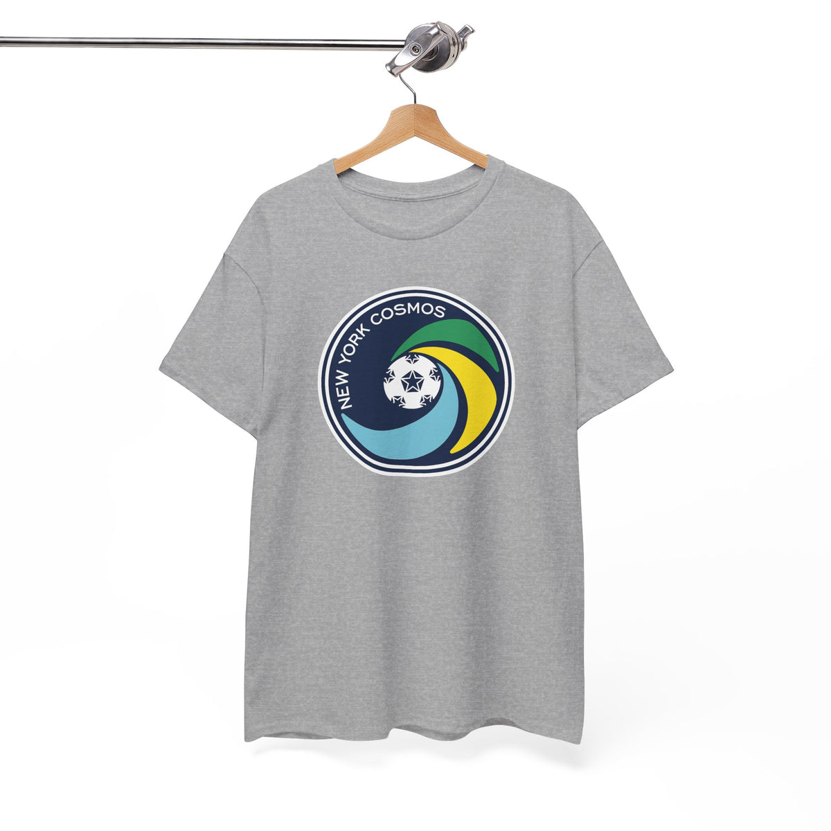 New York Cosmos Retro Logo Cotton T‑Shirt — Vintage Soccer Tee