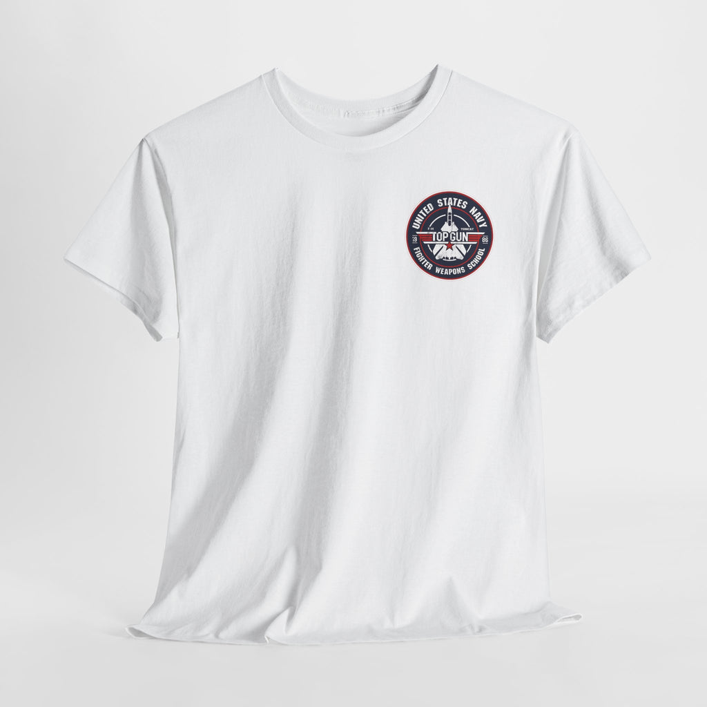 US Navy Top Gun School T-Shirt — 'High Speed' Vintage Cotton T-Shirt