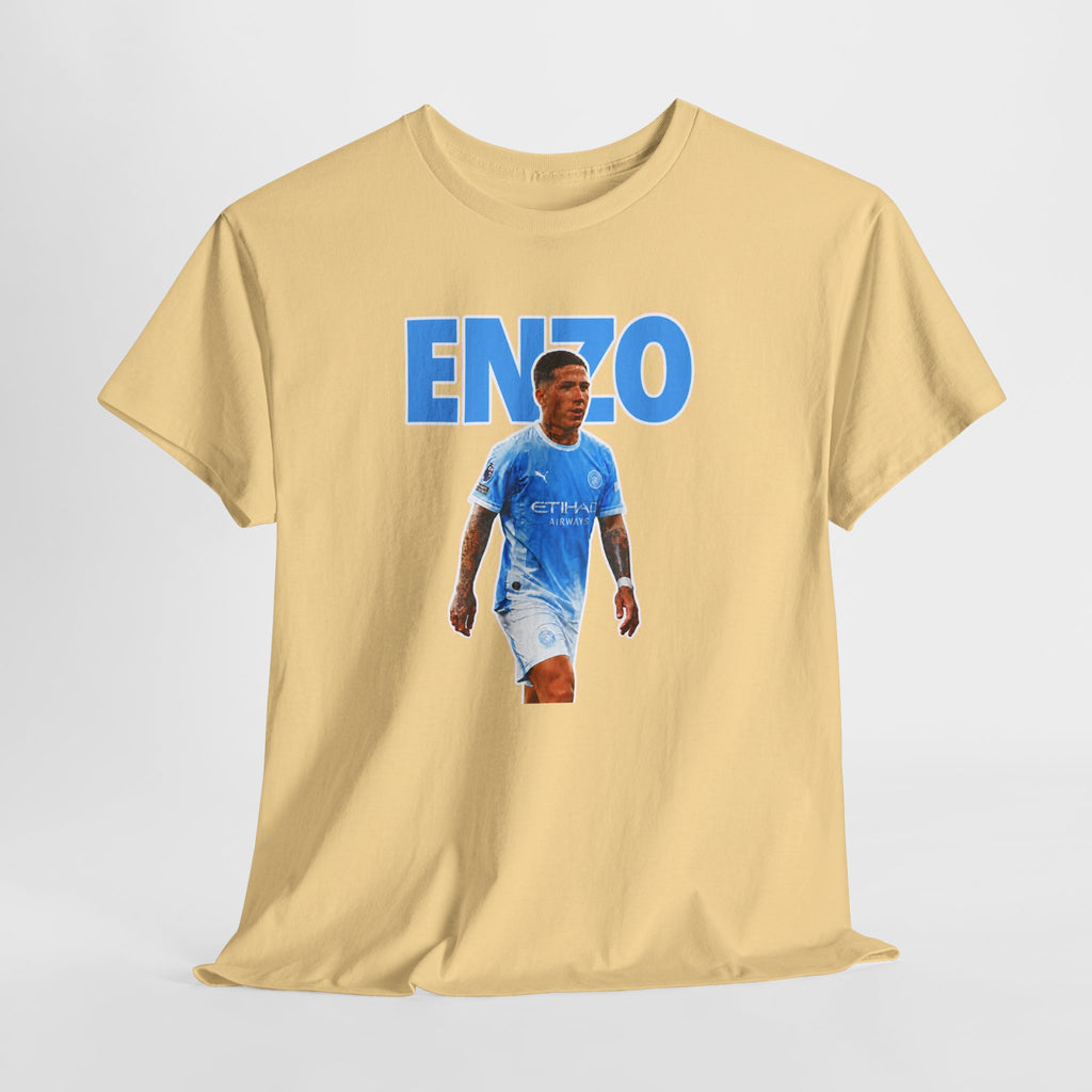 Enzo Fernandez Manchester City Inspired Cotton T-Shirt