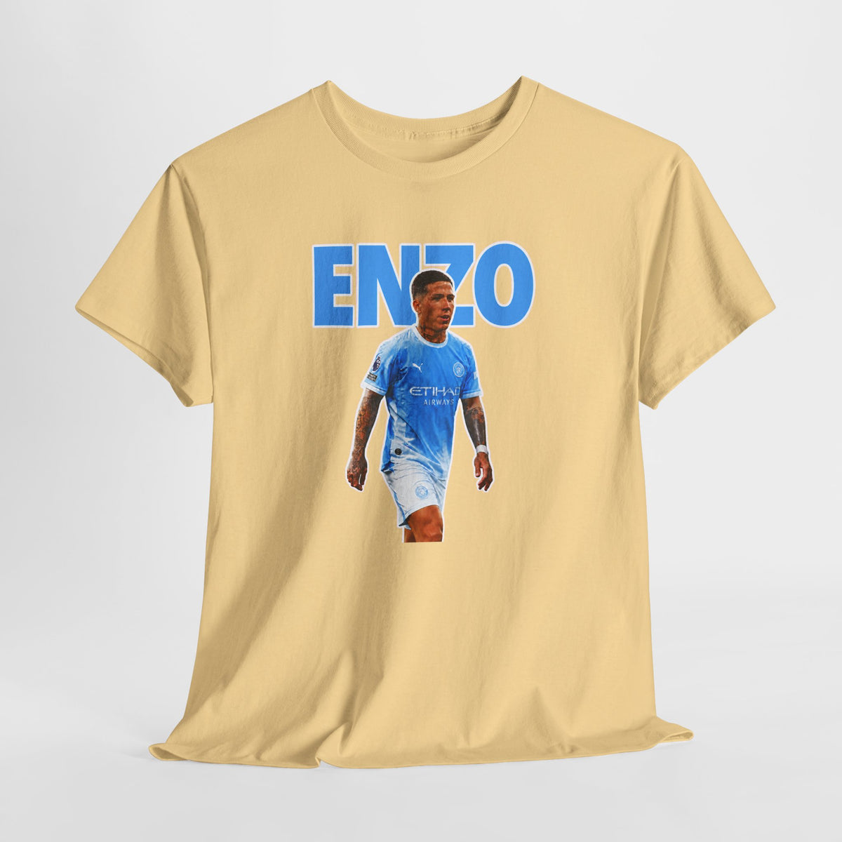 Enzo Fernandez Manchester City Inspired Cotton T-Shirt