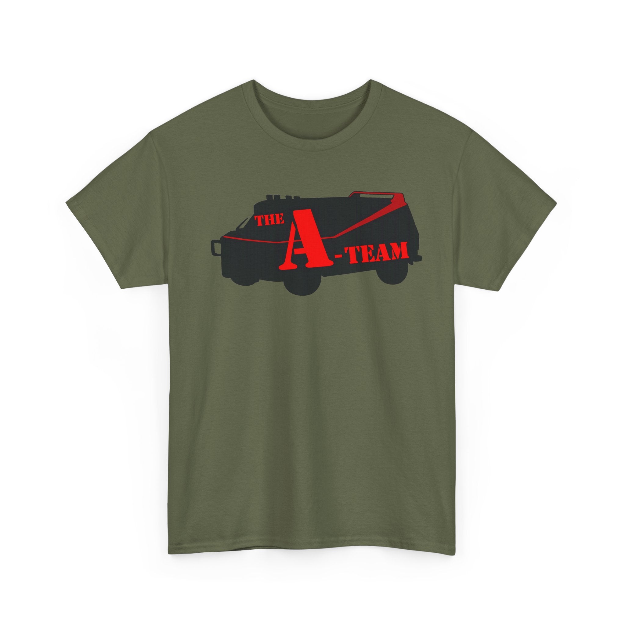 A-Team Van Graphic Tee — Retro Action TV Logo T-Shirt