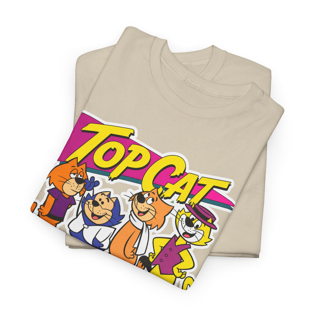Top Cat Retro Cartoon Cotton T-Shirt / Tee