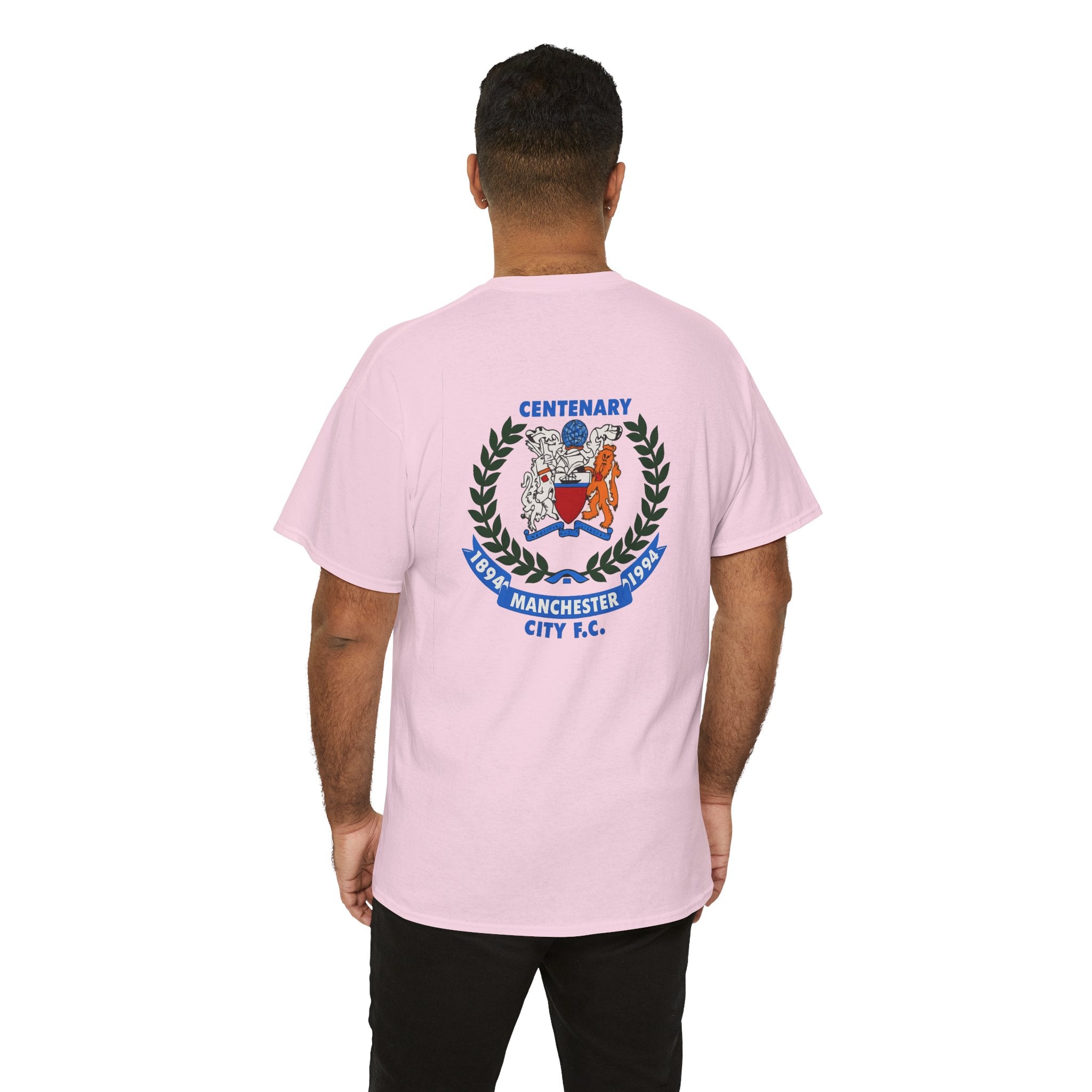 Centenary Manchester City FC Crest Tee — 1894–1994 Commemorative Shirt