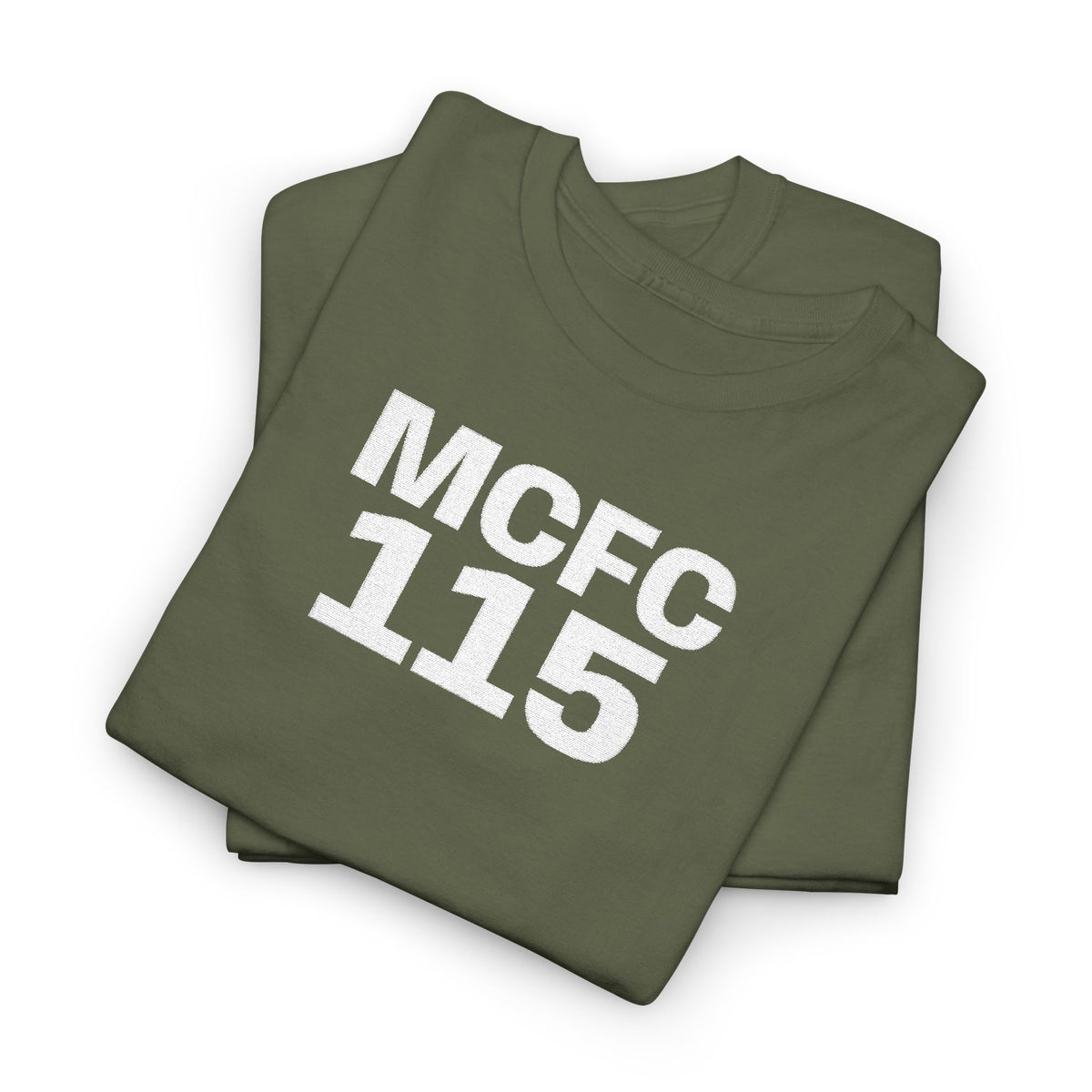 MCFC 115 T-Shirt — Vintage Football Club Number Tee