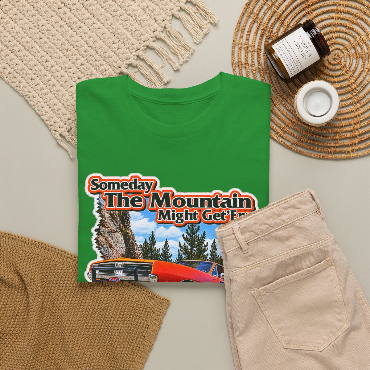 Dukes of Hazard Sometimes the Mountain Might Get ’Em But the Law Never Will Cotton T-Shirt
