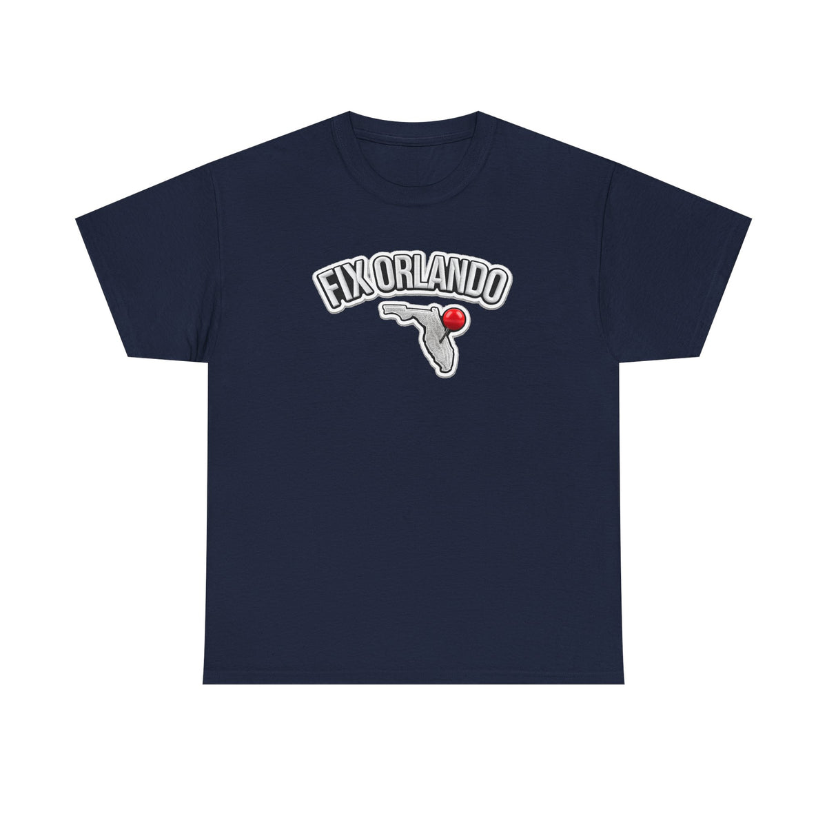 Fix Orlando T-Shirt — Florida Map with Bowling Pin Local Pride Tee