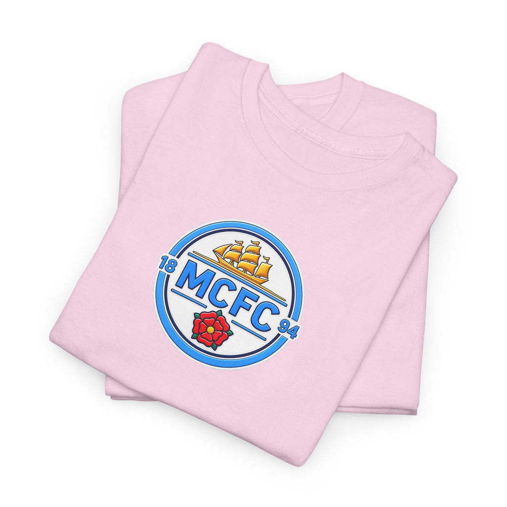 MCFC Retro Crest T‑Shirt — Vintage Soccer Fan Tee